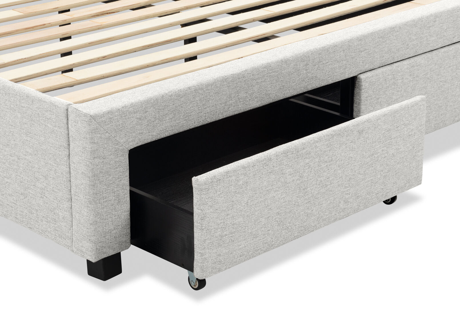 CORBIN QUEEN BED GREY
