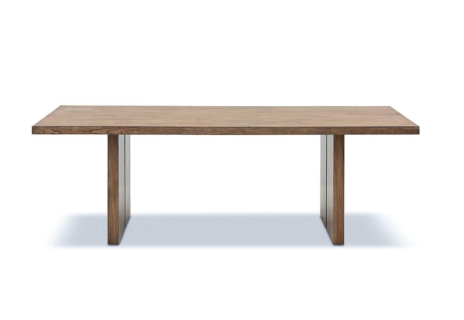 SORVINO 1800 DINING TABLE LIGHT WALNUT