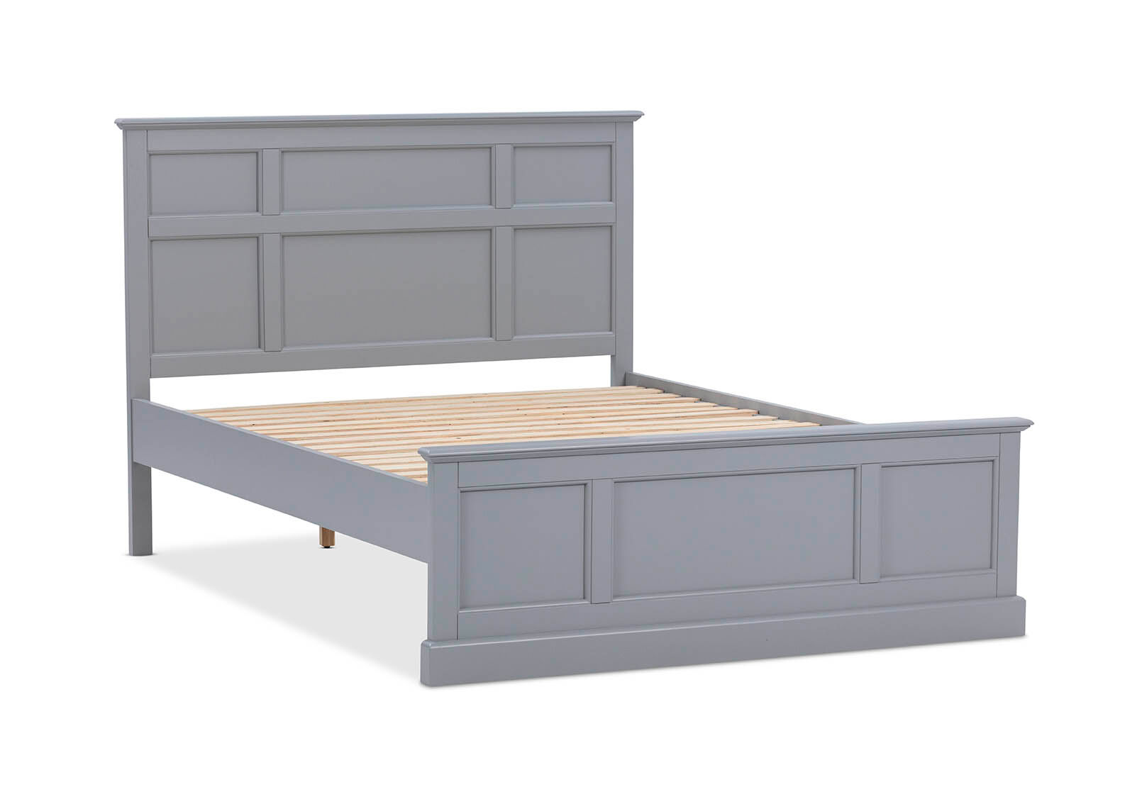 CHRYSTELLE QUEEN BED LIGHT GREY
