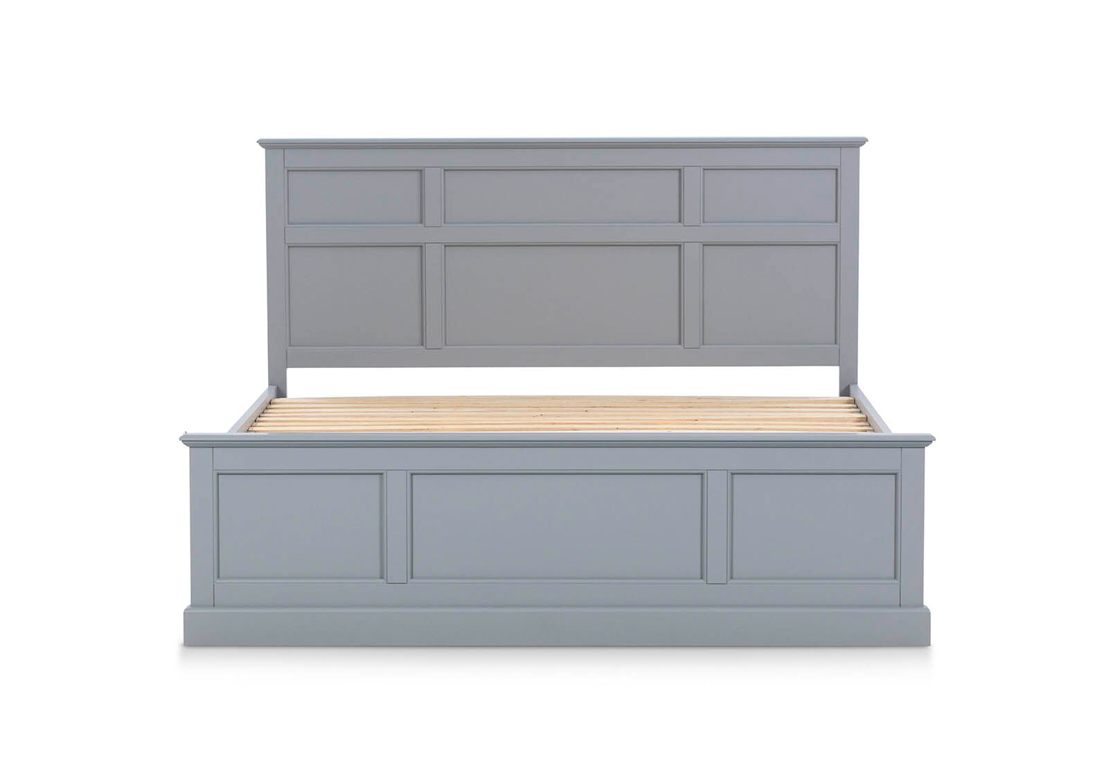 CHRYSTELLE KING BED LIGHT GREY