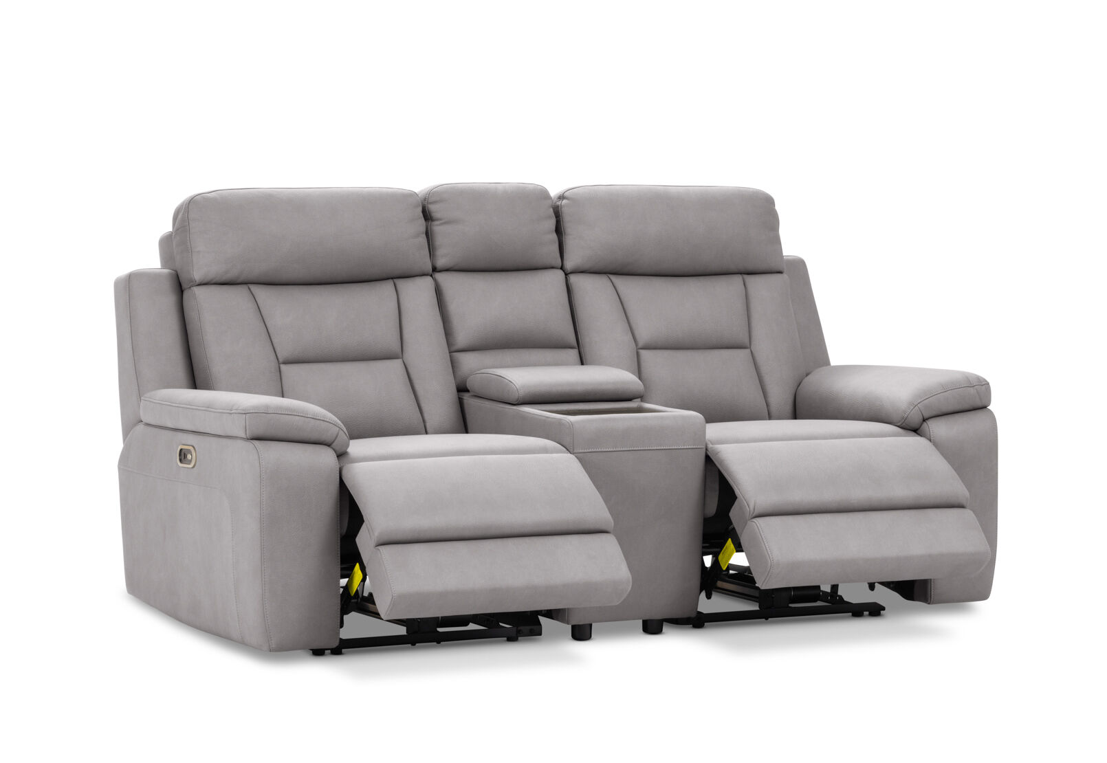 NOVAK FABRIC 2 SEATER LIGHT GREY