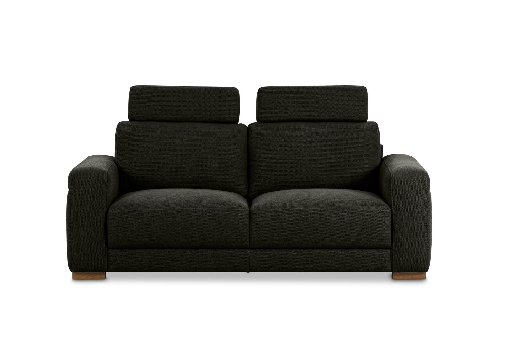 LEONE FABRIC 2.5 SEATER SOFA DARK GREY