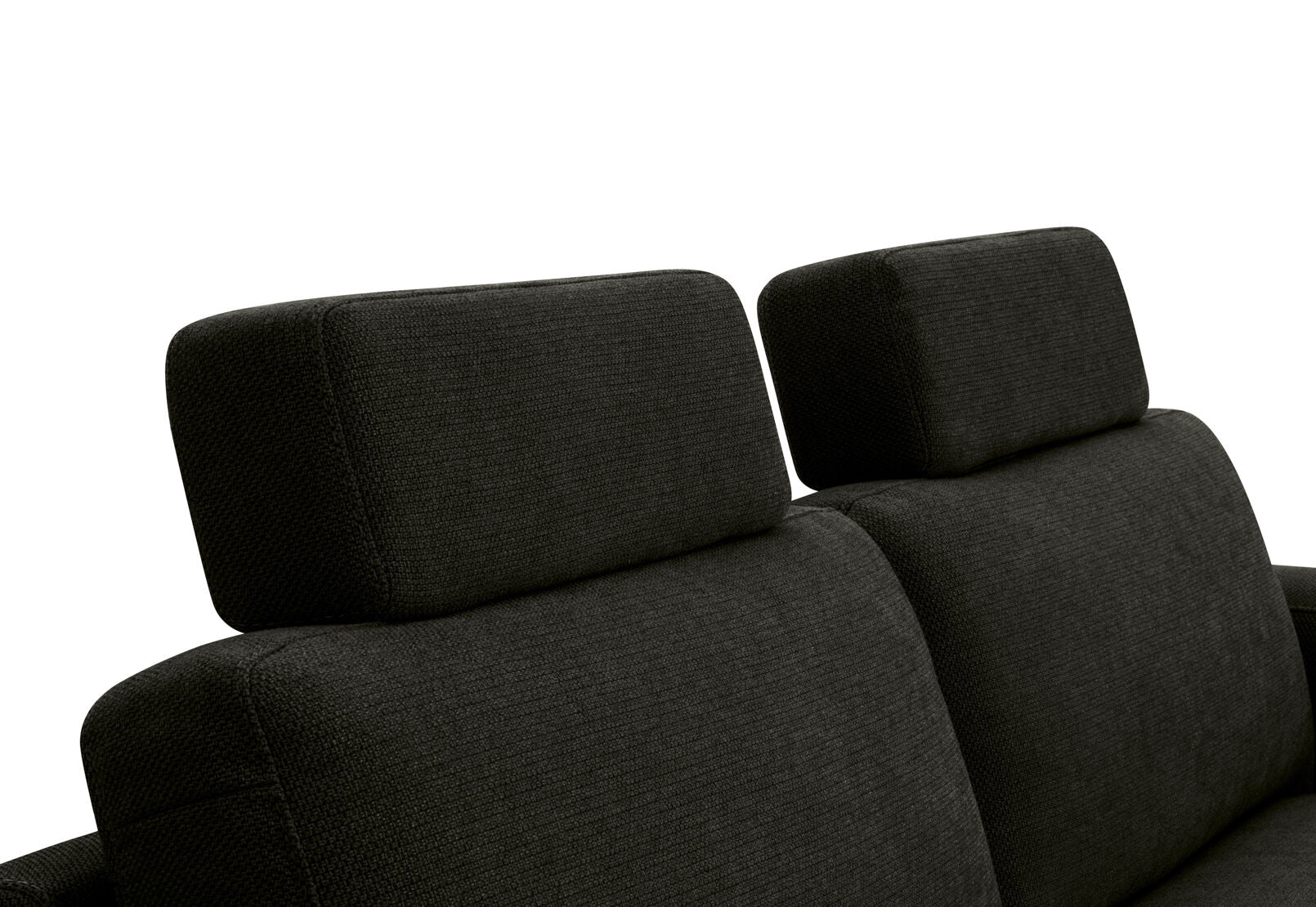 LEONE FABRIC 3.5 SEATER SOFA DARK GREY
