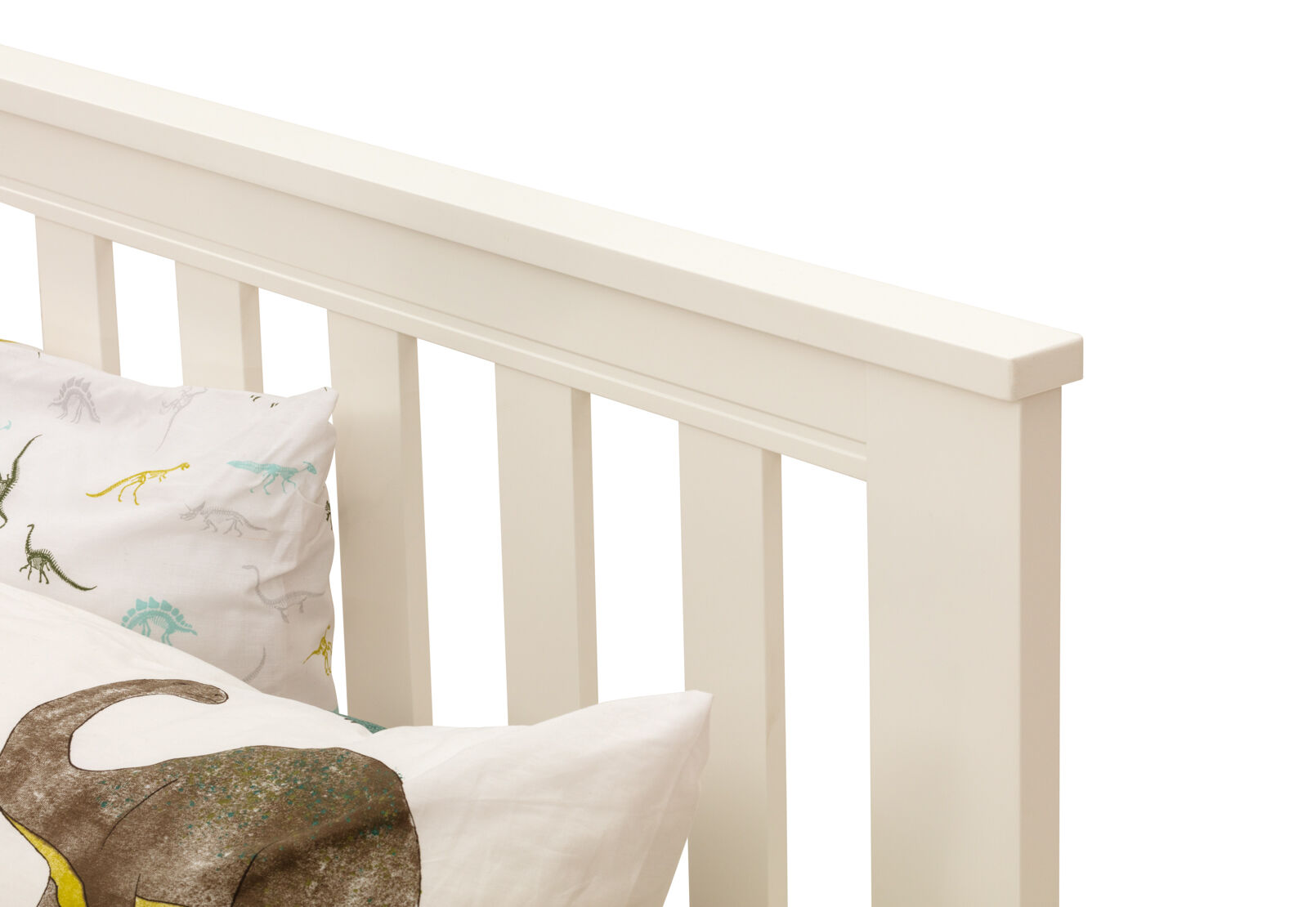 CAPTAIN JACK KING SINGLE BED WHITE