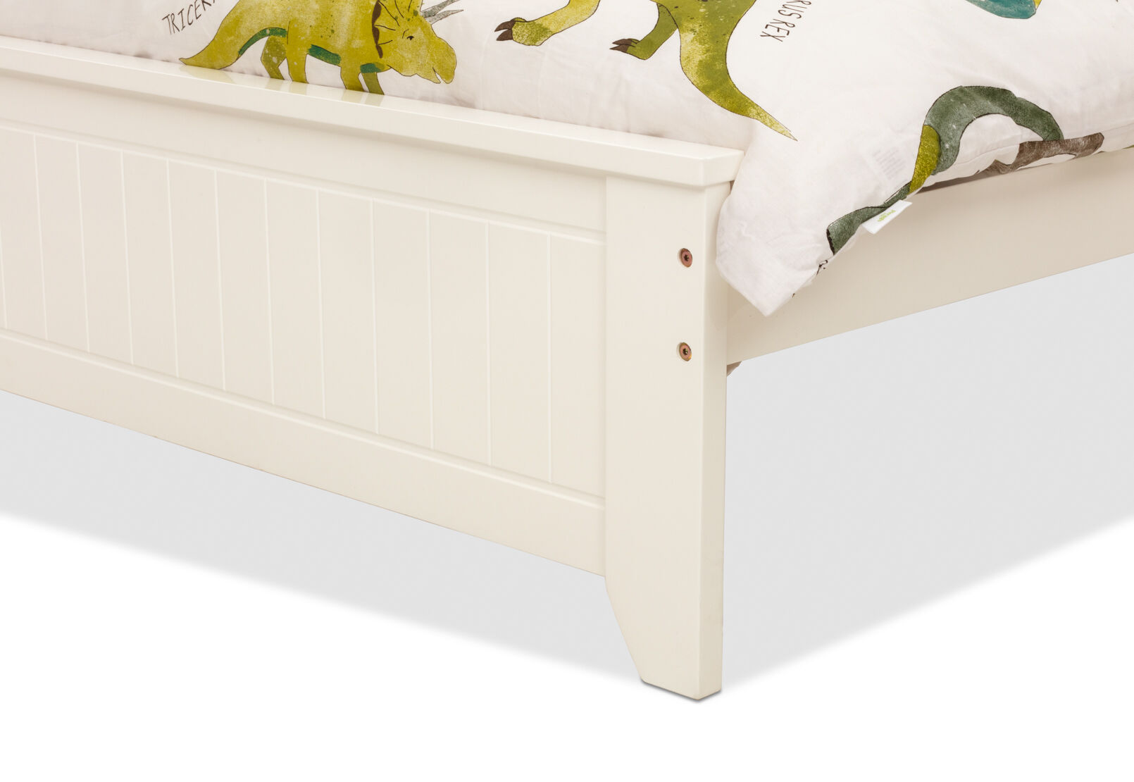CAPTAIN JACK KING SINGLE BED WHITE