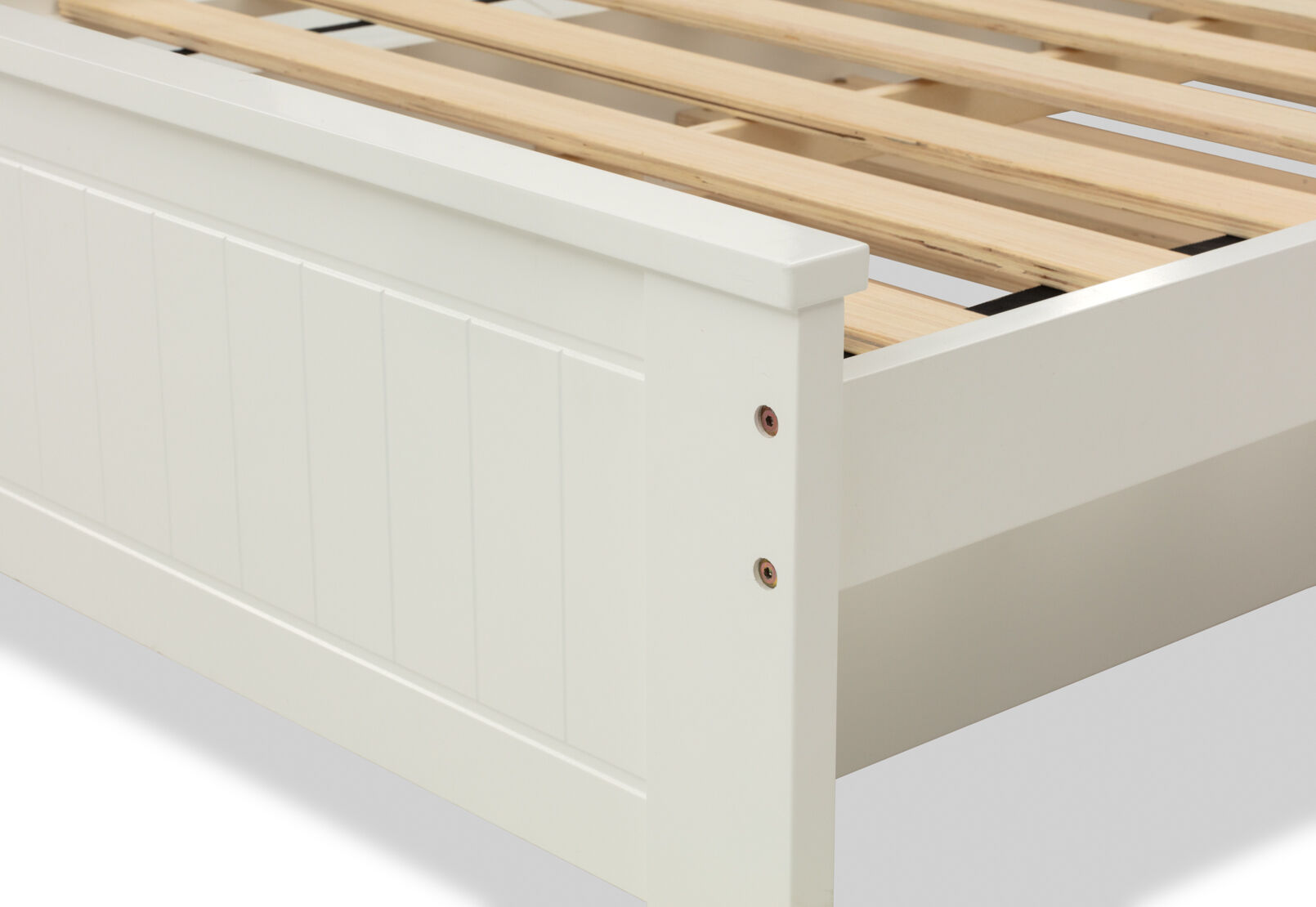 CAPTAIN JACK KING SINGLE BED WHITE