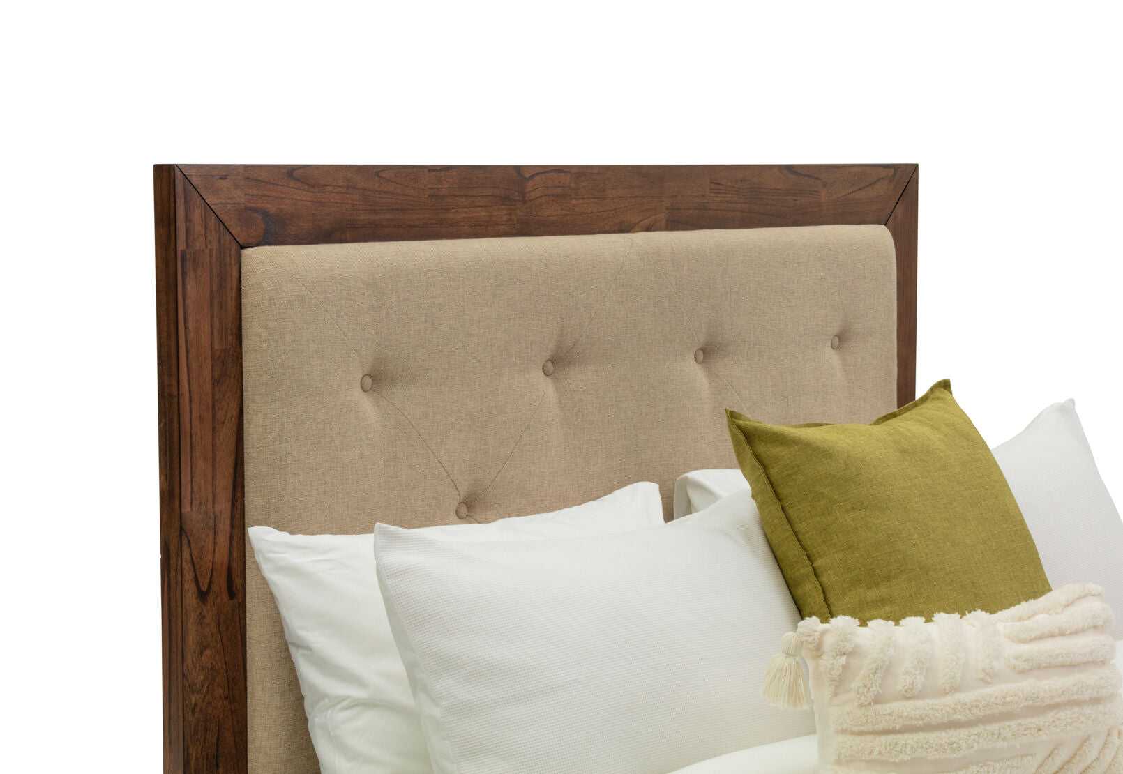 BOGOTA 2 DRAWER QUEEN BED DARK WALNUT