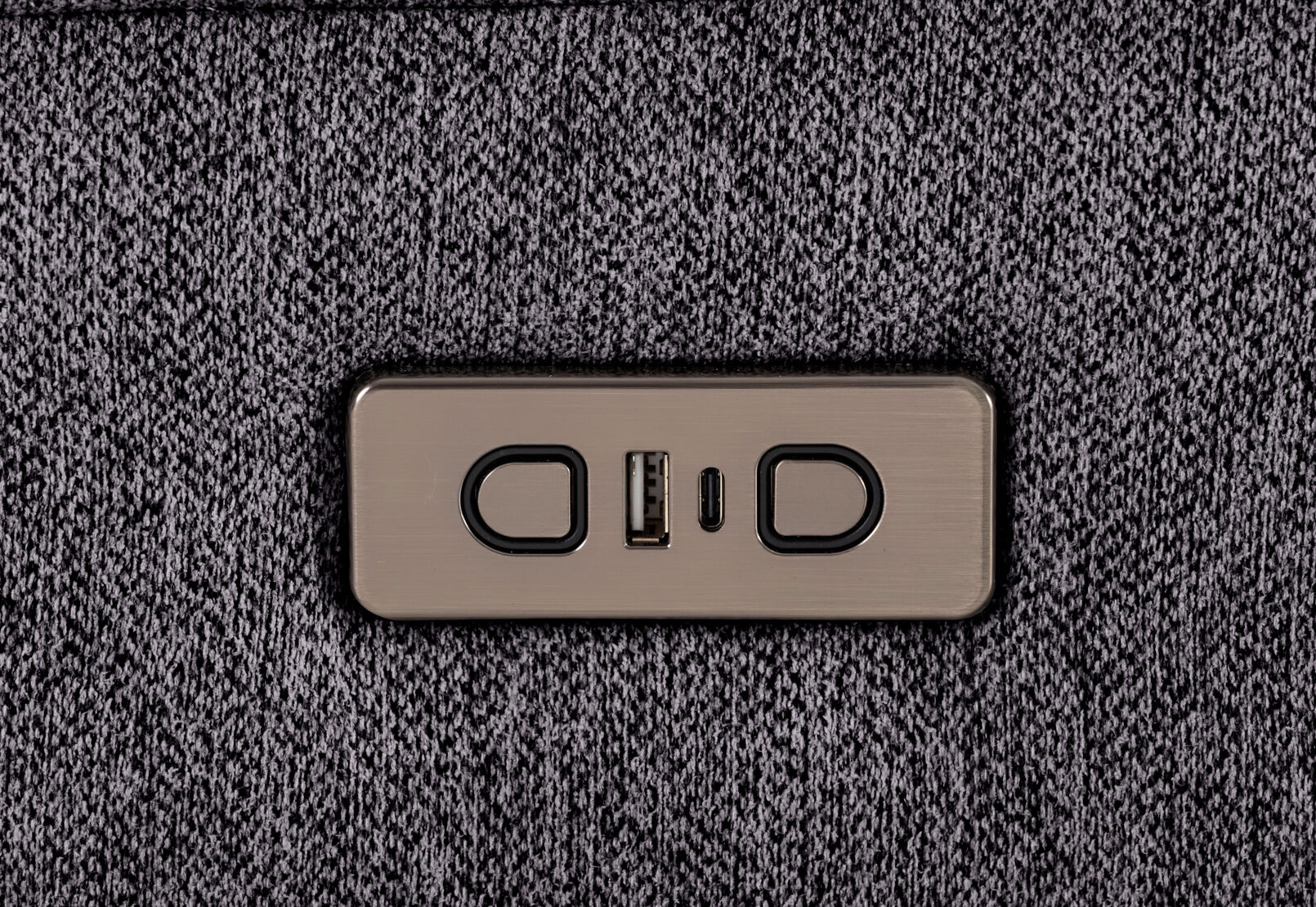 JAKOB FABRIC 3 SEATER DARK GREY
