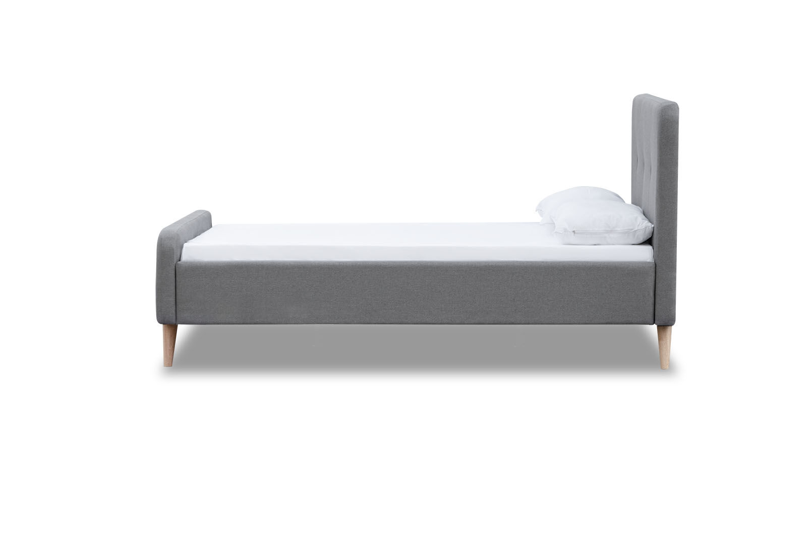 RAINEY DOUBLE BED GREY