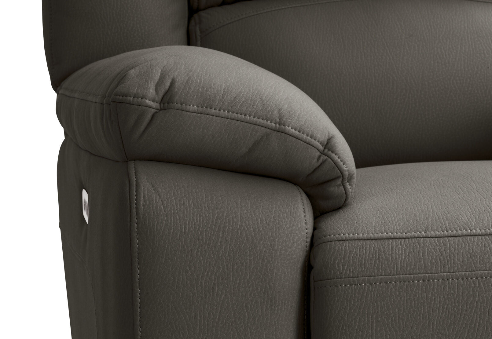 RODDICK FABRIC ELECTRIC RECLINER STEEL