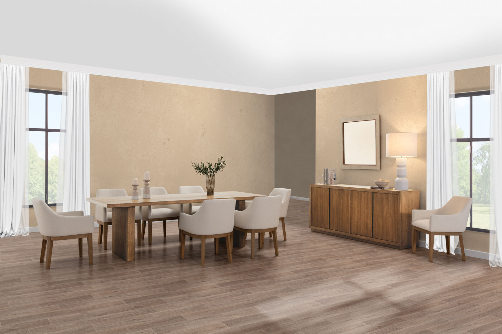 THORIN 2400 DINING TABLE NATURAL