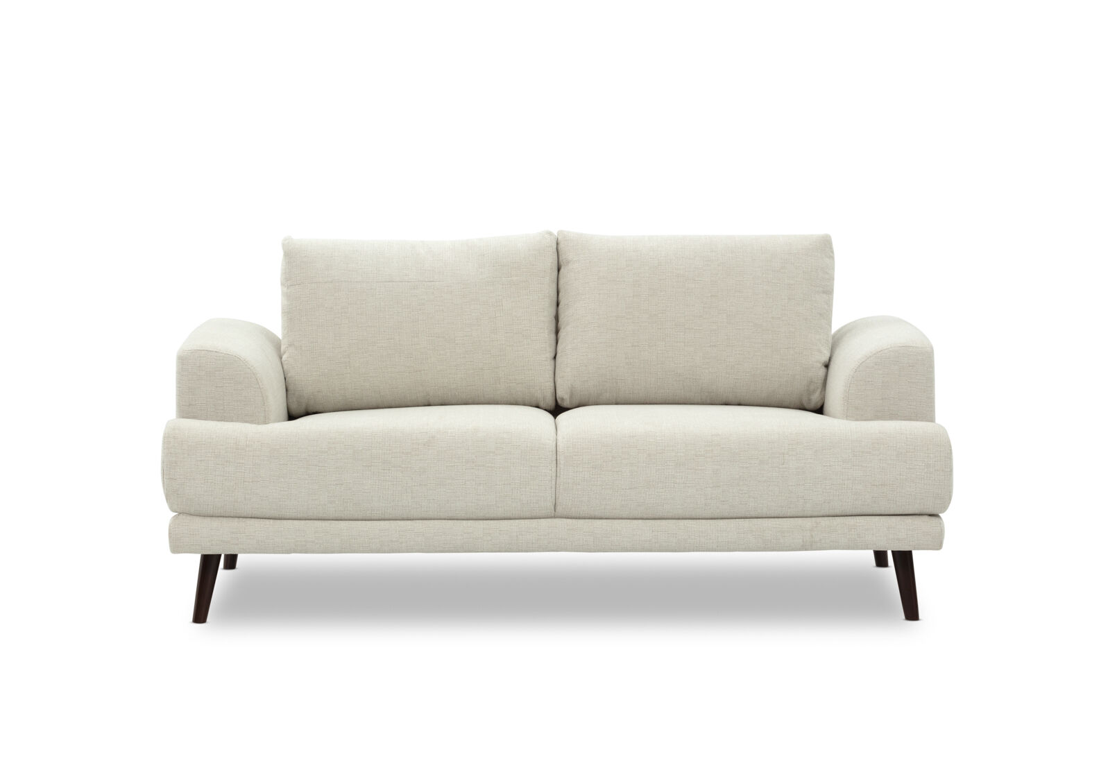 JERMAINE FABRIC 2 SEAT SOFA BEIGE