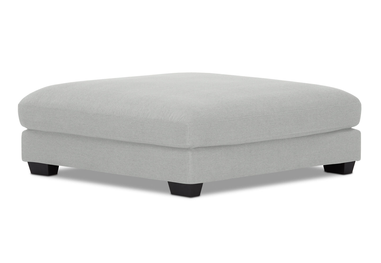 HANNES FABRIC OTTOMAN LIGHT GREY