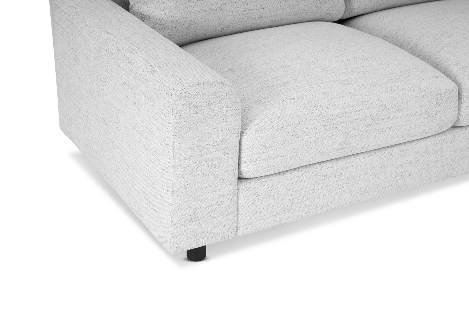 VERONICA FABRIC 3.5 SEATER SOFA STONE