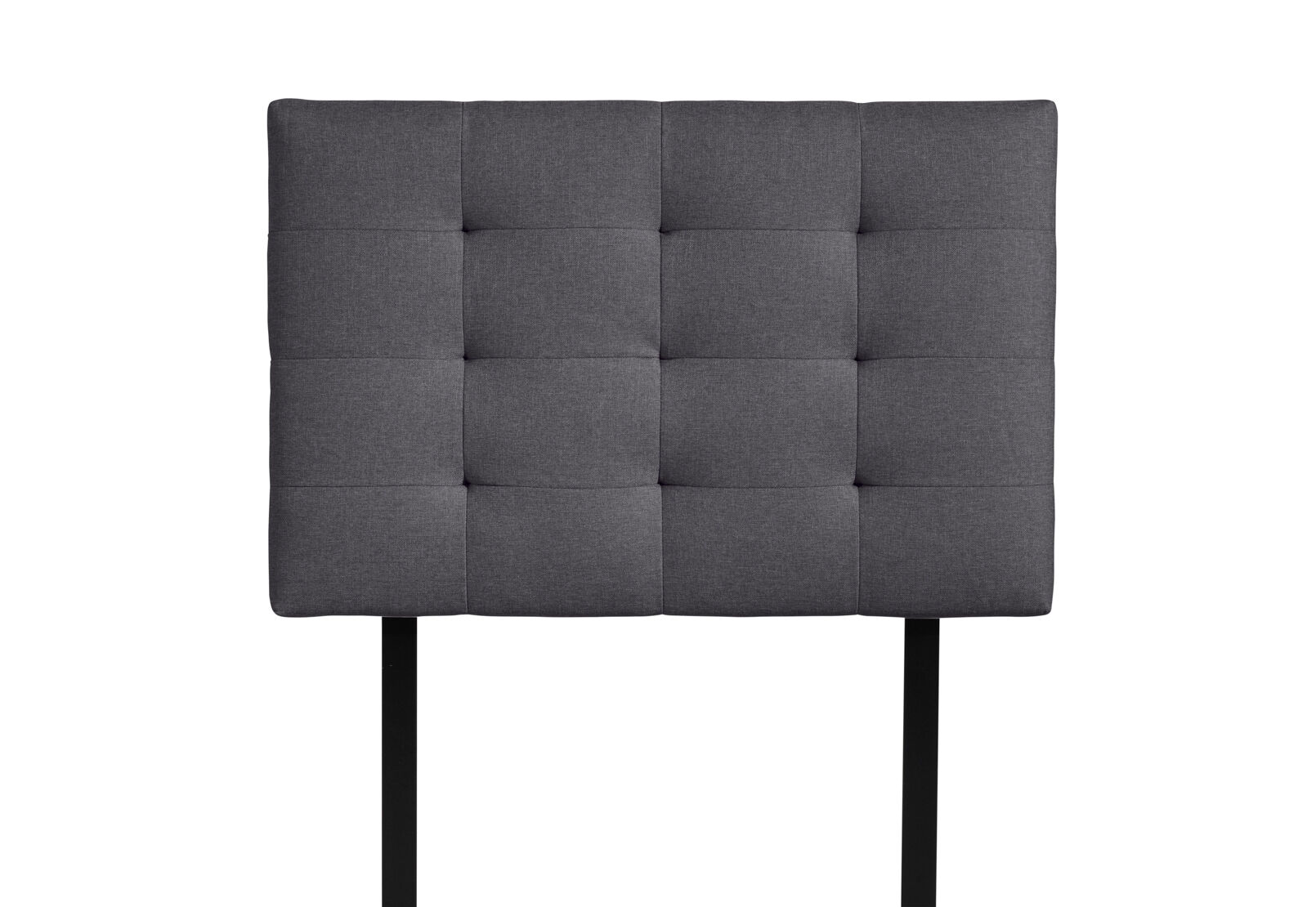 MIDTOWN KING SINGLE HEADBOARD DARK GREY