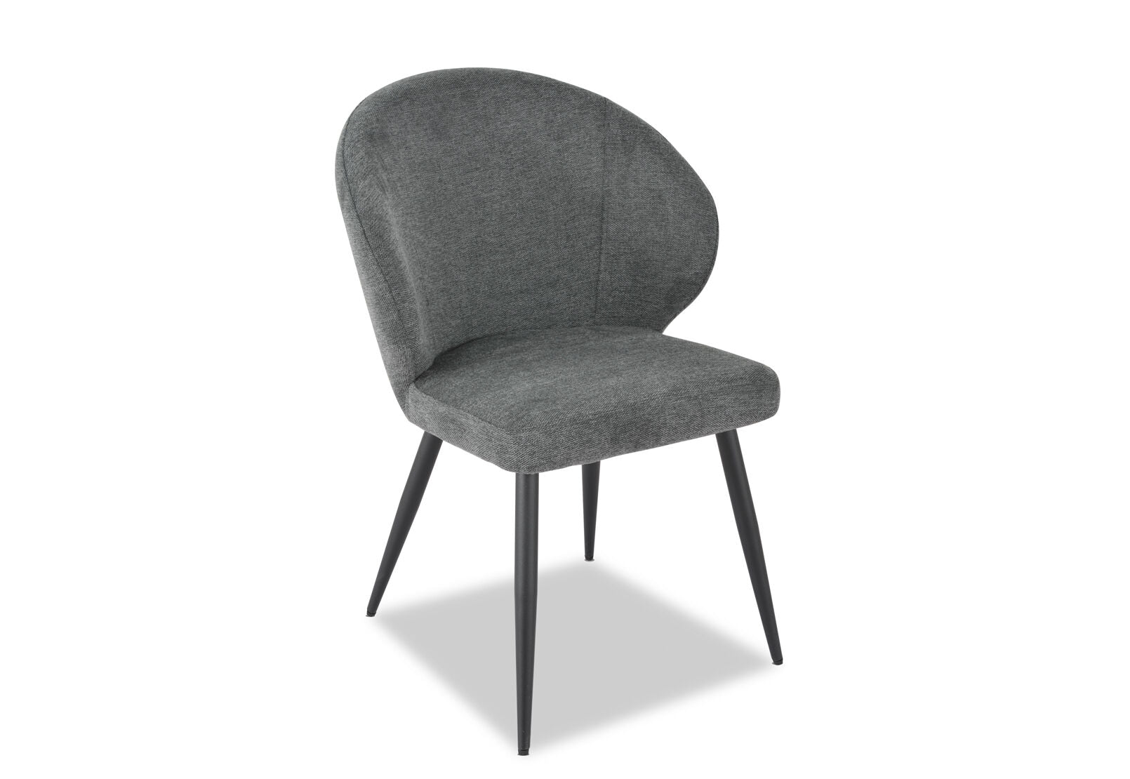 REYNOLDS SET OF 2 DINING CHAIRS CHARCOAL