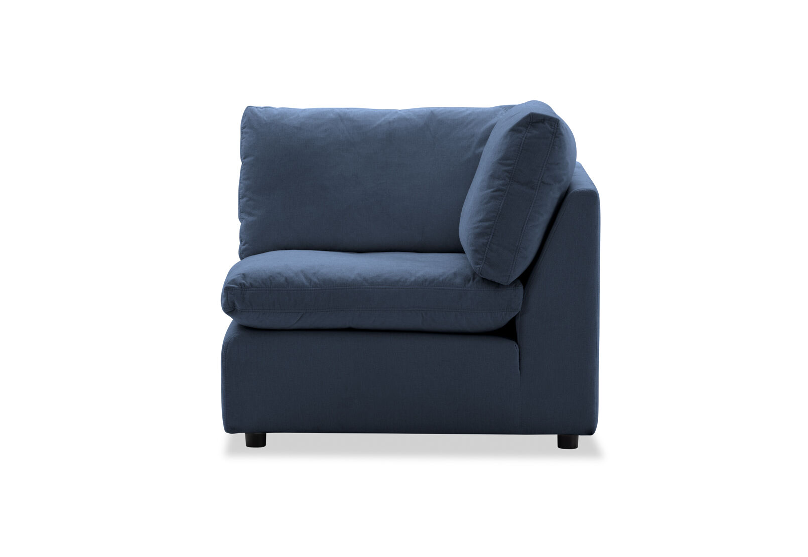 SUNNI FABRIC MODULAR CORNER WEDGE NAVY