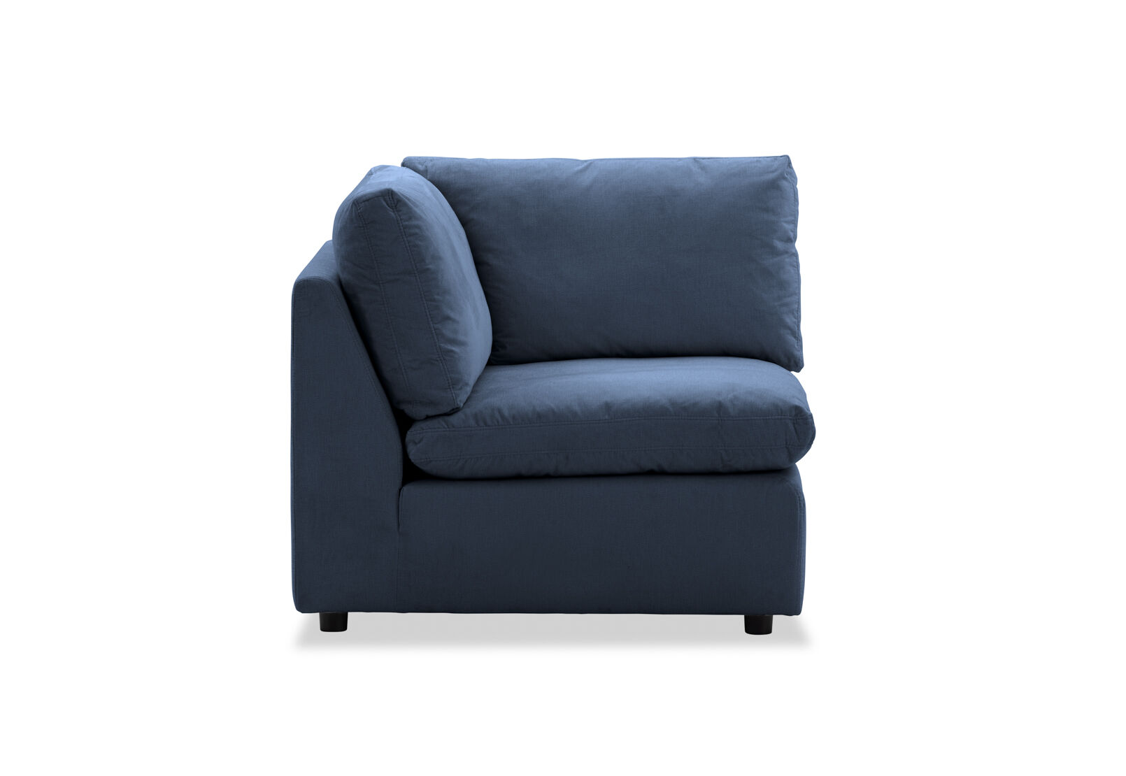 SUNNI FABRIC MODULAR CORNER WEDGE NAVY