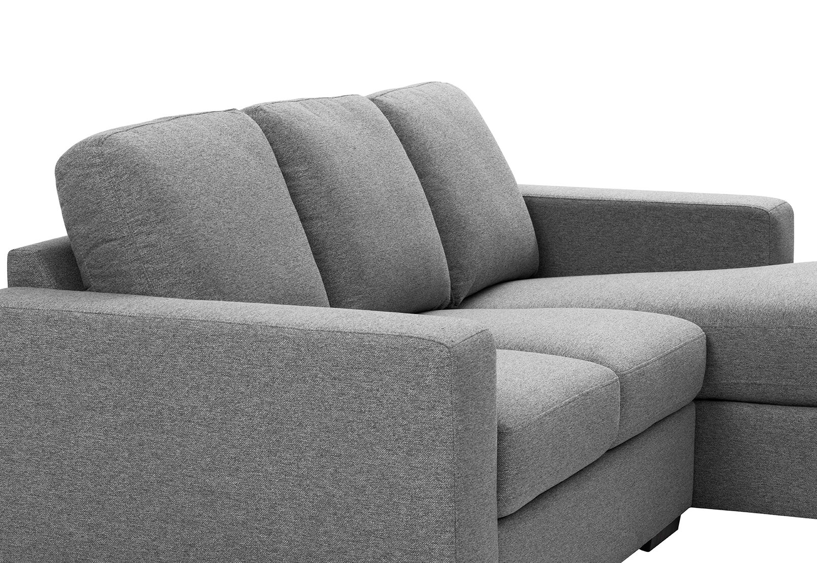 KIRBY 3 SEATER RHF CHAISE DARK GREY