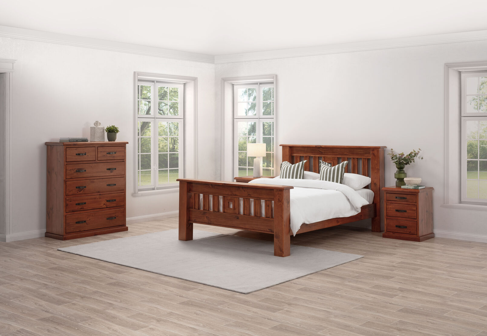 CALLAGHAN 6 DRAWER TALL CHEST RUSTIC