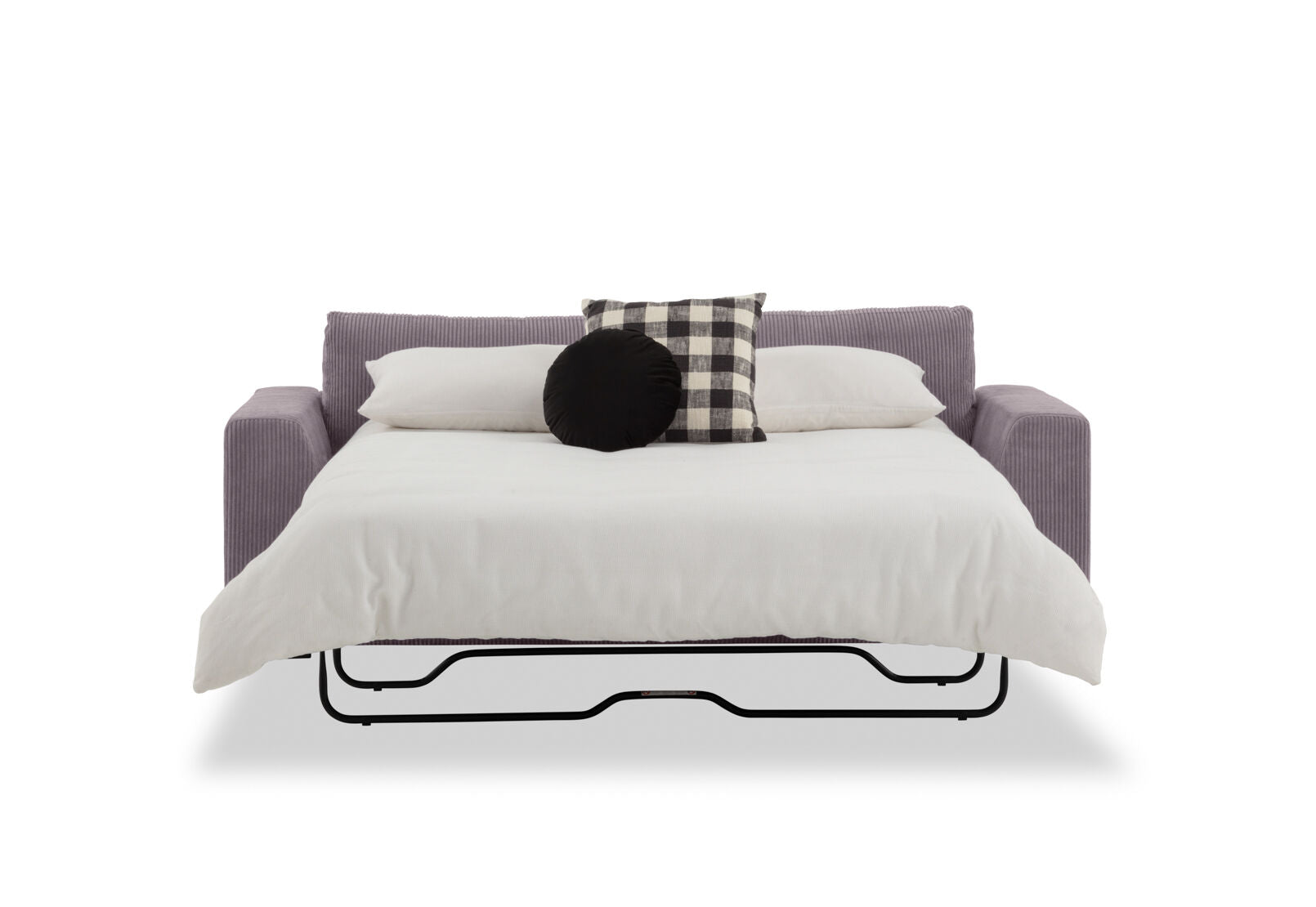 KOAH FABRIC 3.5 SEATER SOFA BED GREY
