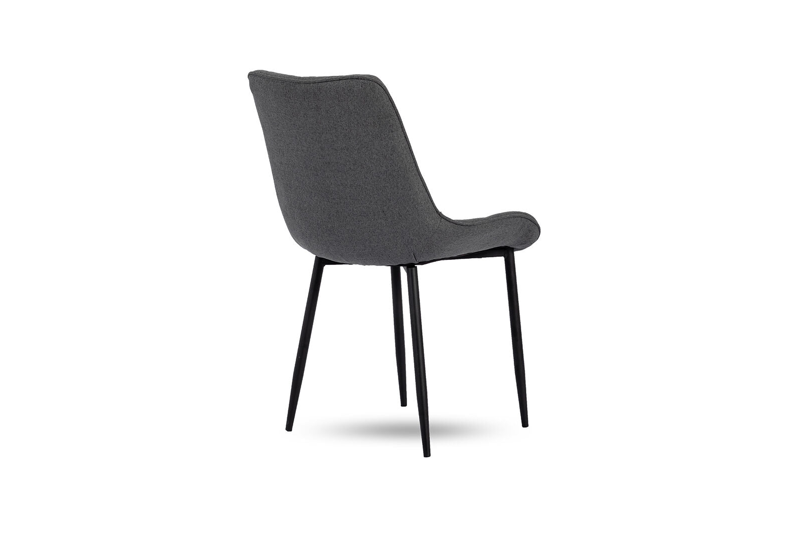 BOYLE SET OF 2 DINING CHAIRS CHARCOAL