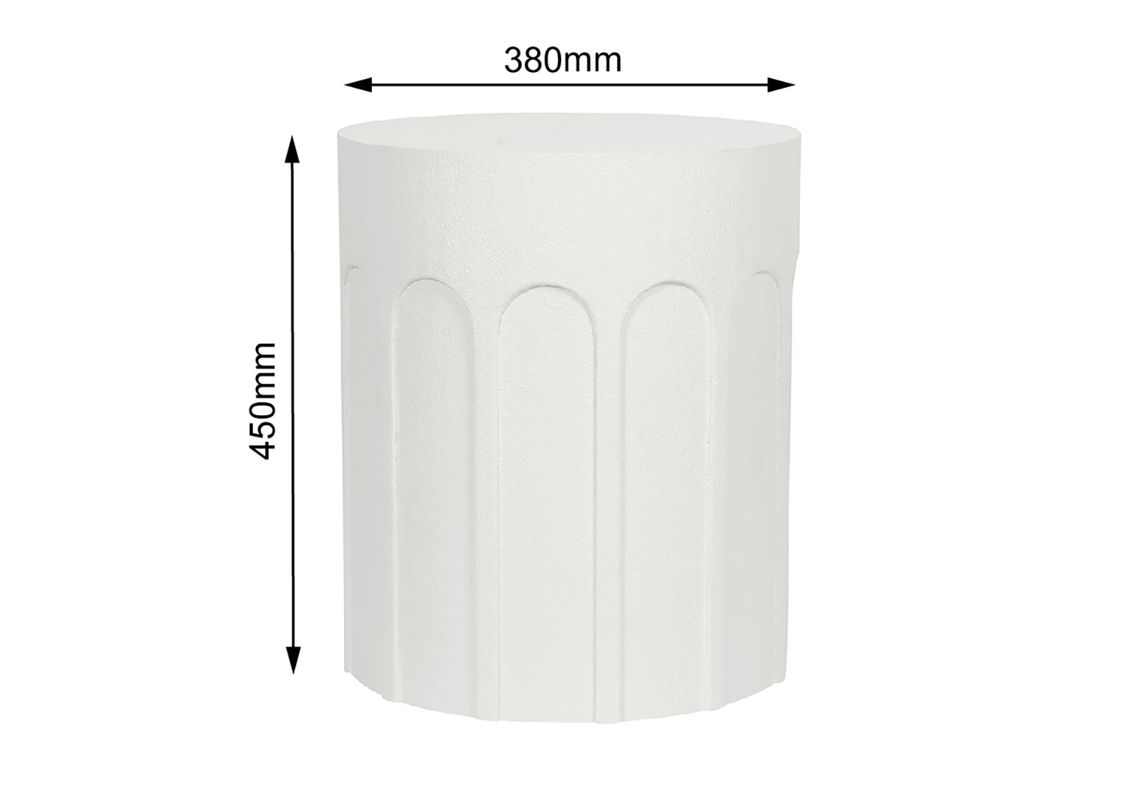 LEOPOLD LAMP TABLE WHITE