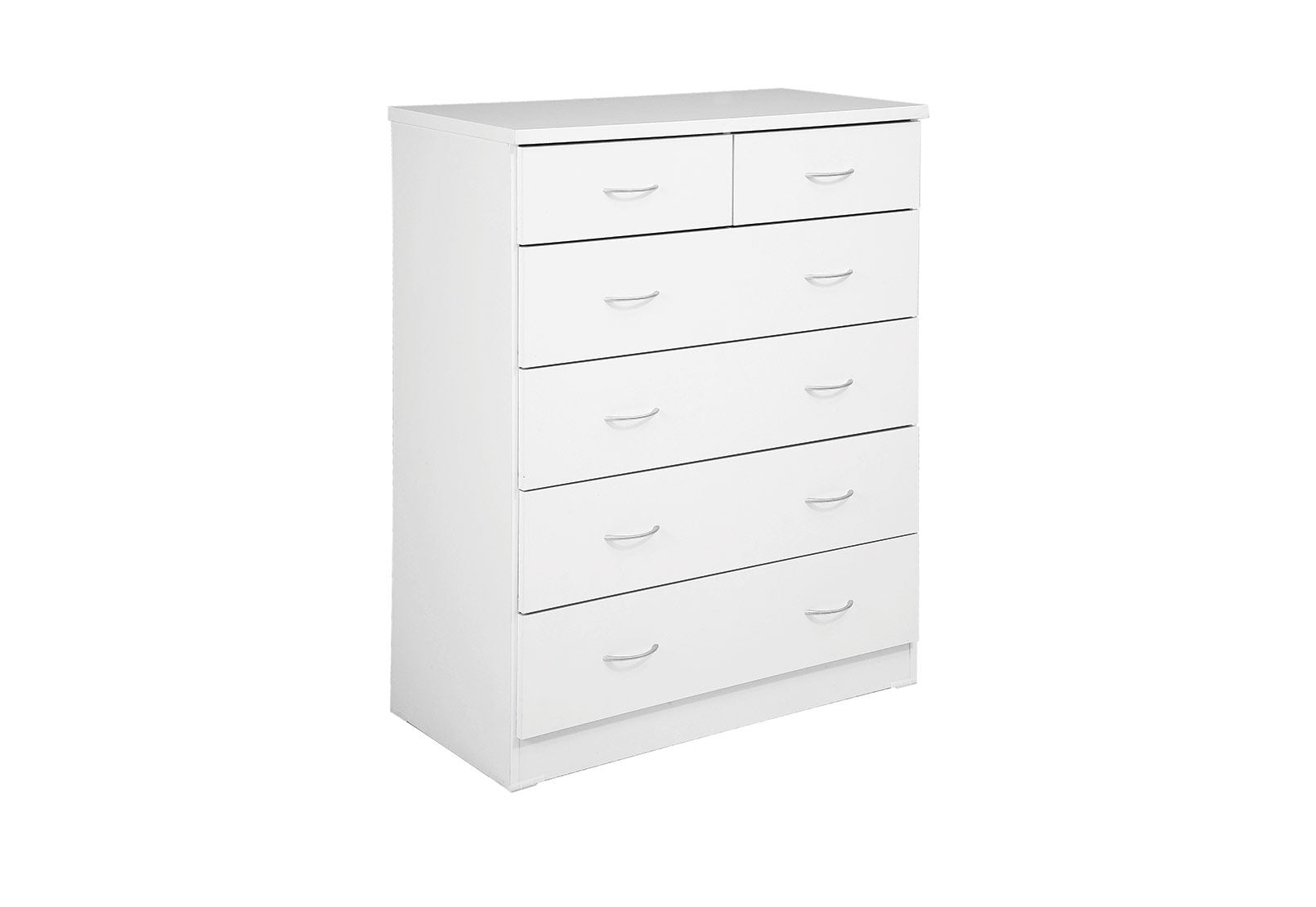 SPACESAVER MK2 6 DRAWER 900 SPLIT CHEST WHITE