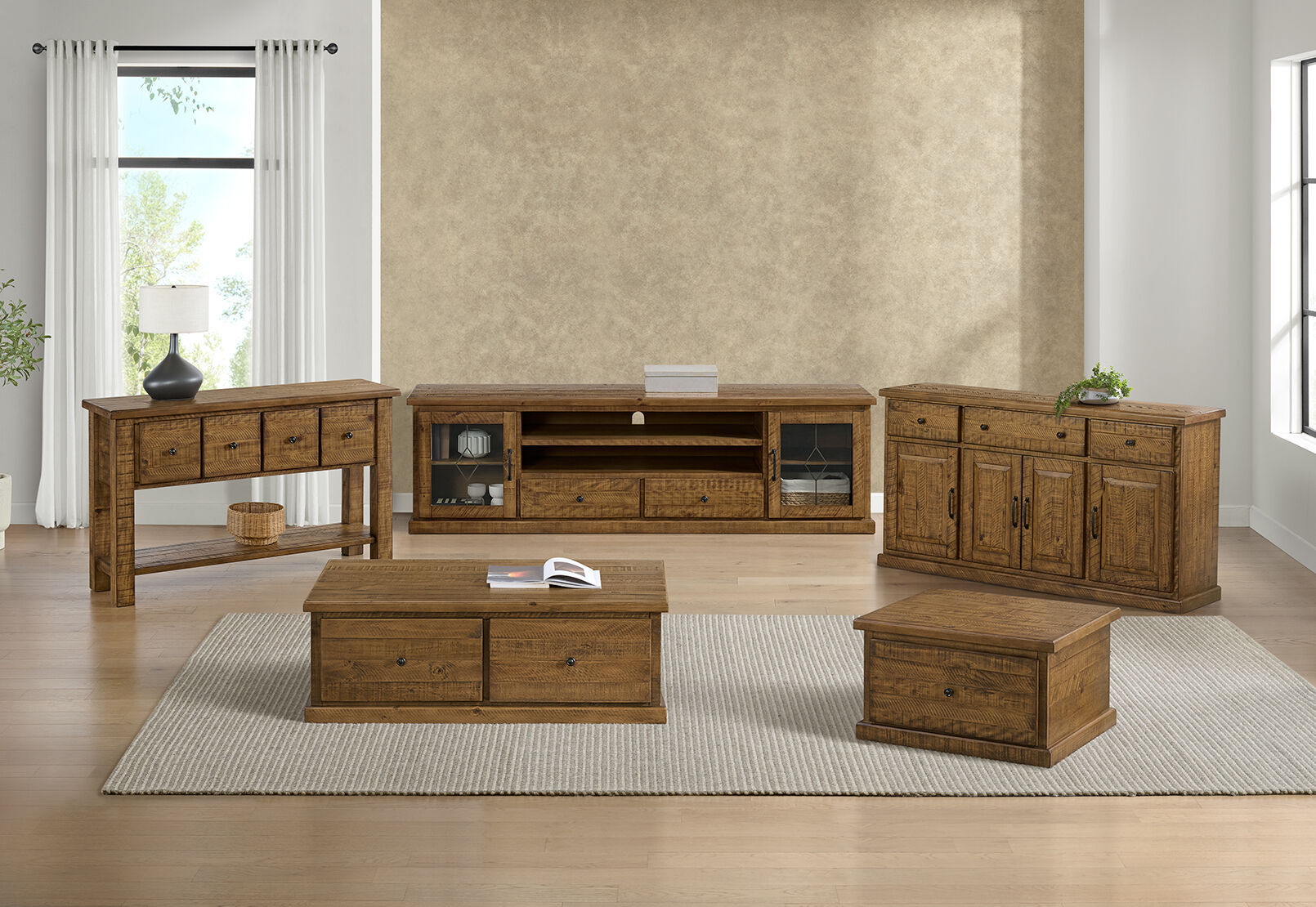 WILLOWBROOK SOFA TABLE TALLOWOOD