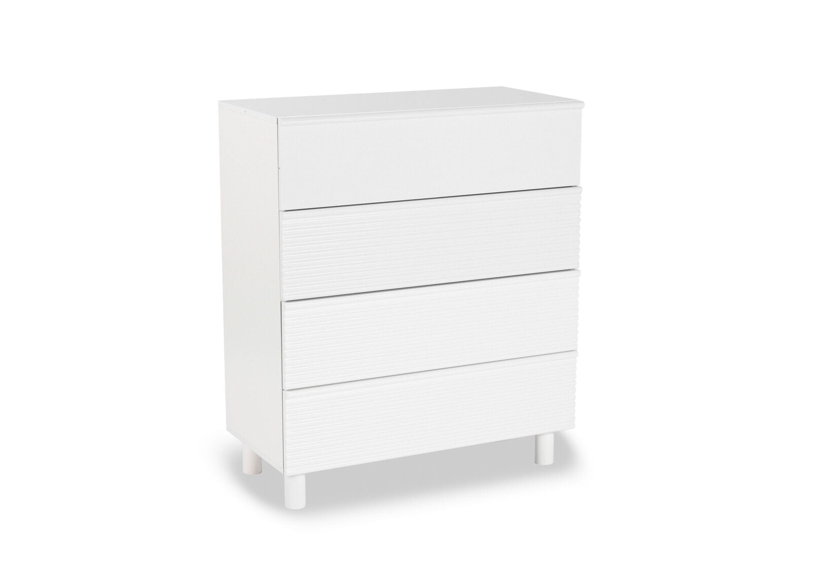 DAY 4 DRAWER TALL CHEST WHITE