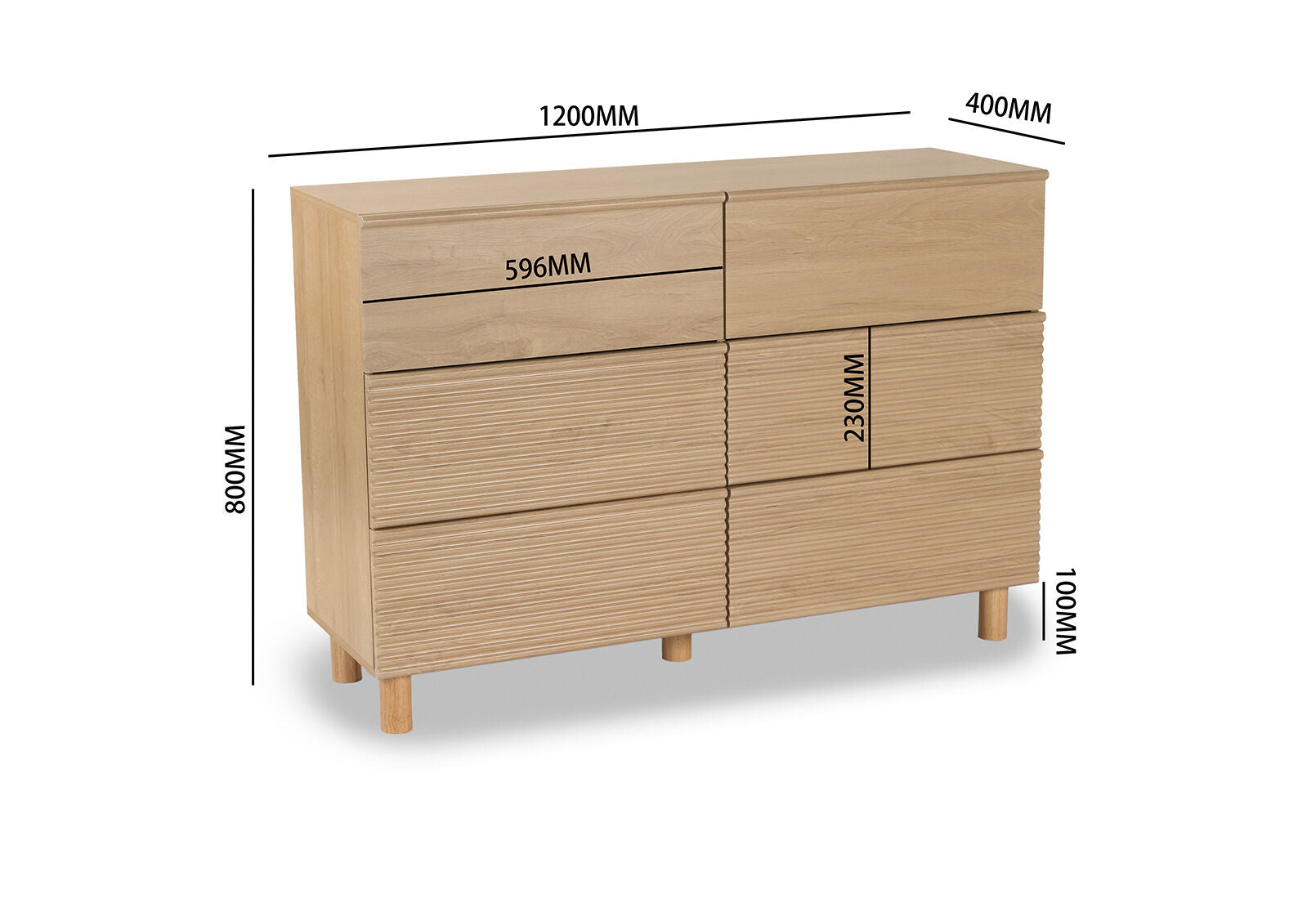 DAY 6 DRAWER DRESSER NATURAL