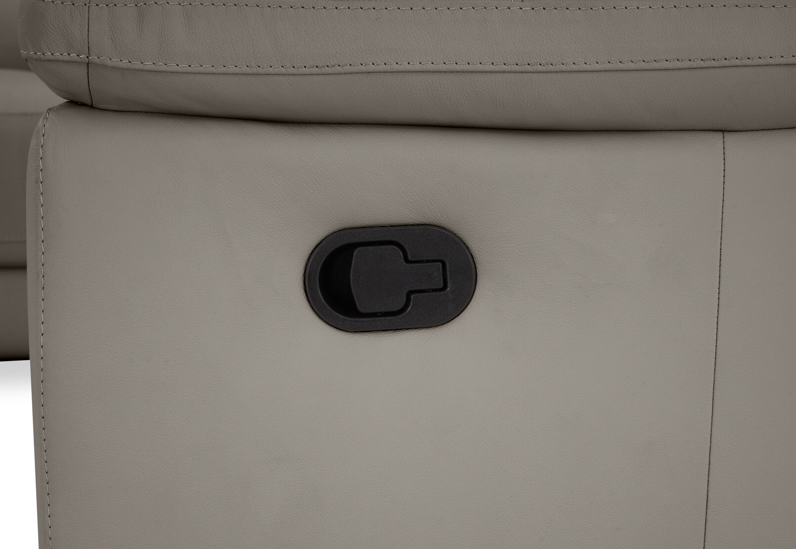 BEARMAN LEATHER RECLINER GREY