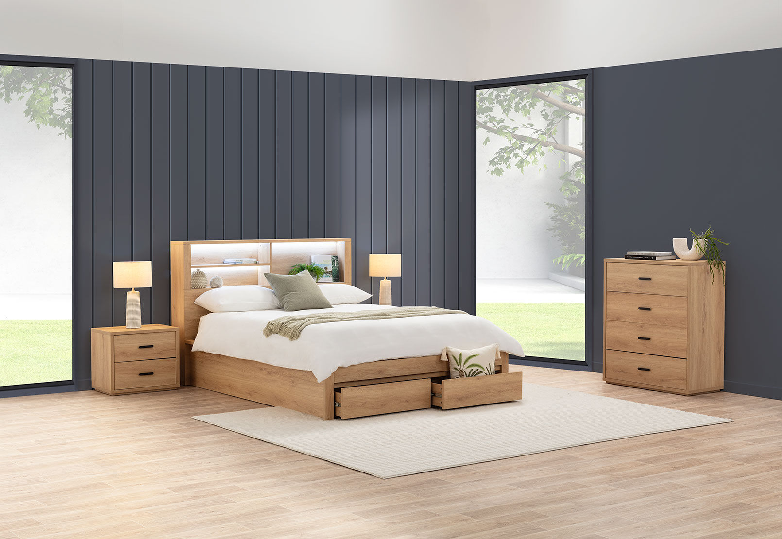 COLWYN BAY TALL CHEST NATURAL