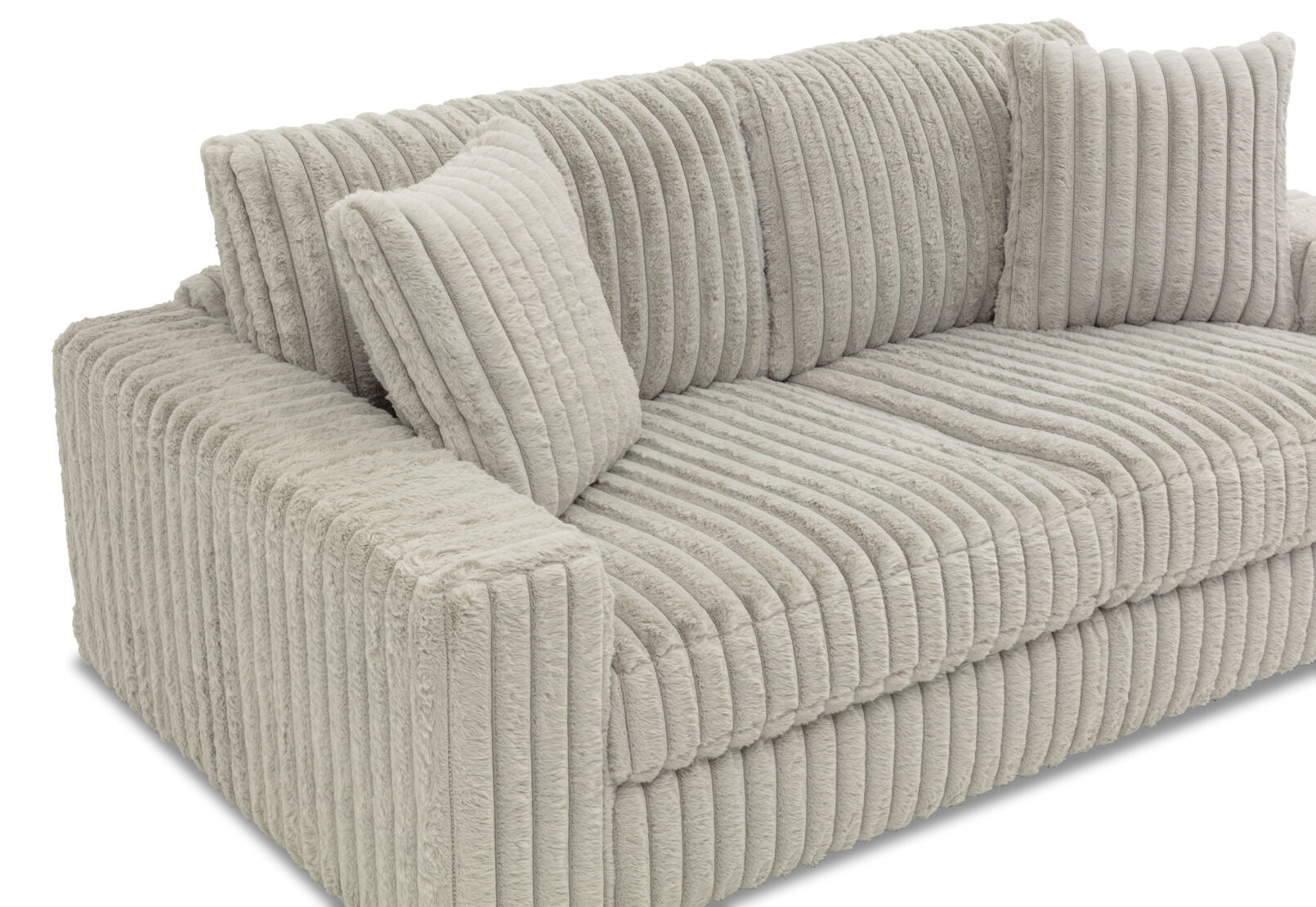 SACHA FABRIC 2.5 SEATER SOFA LIGHT GREY