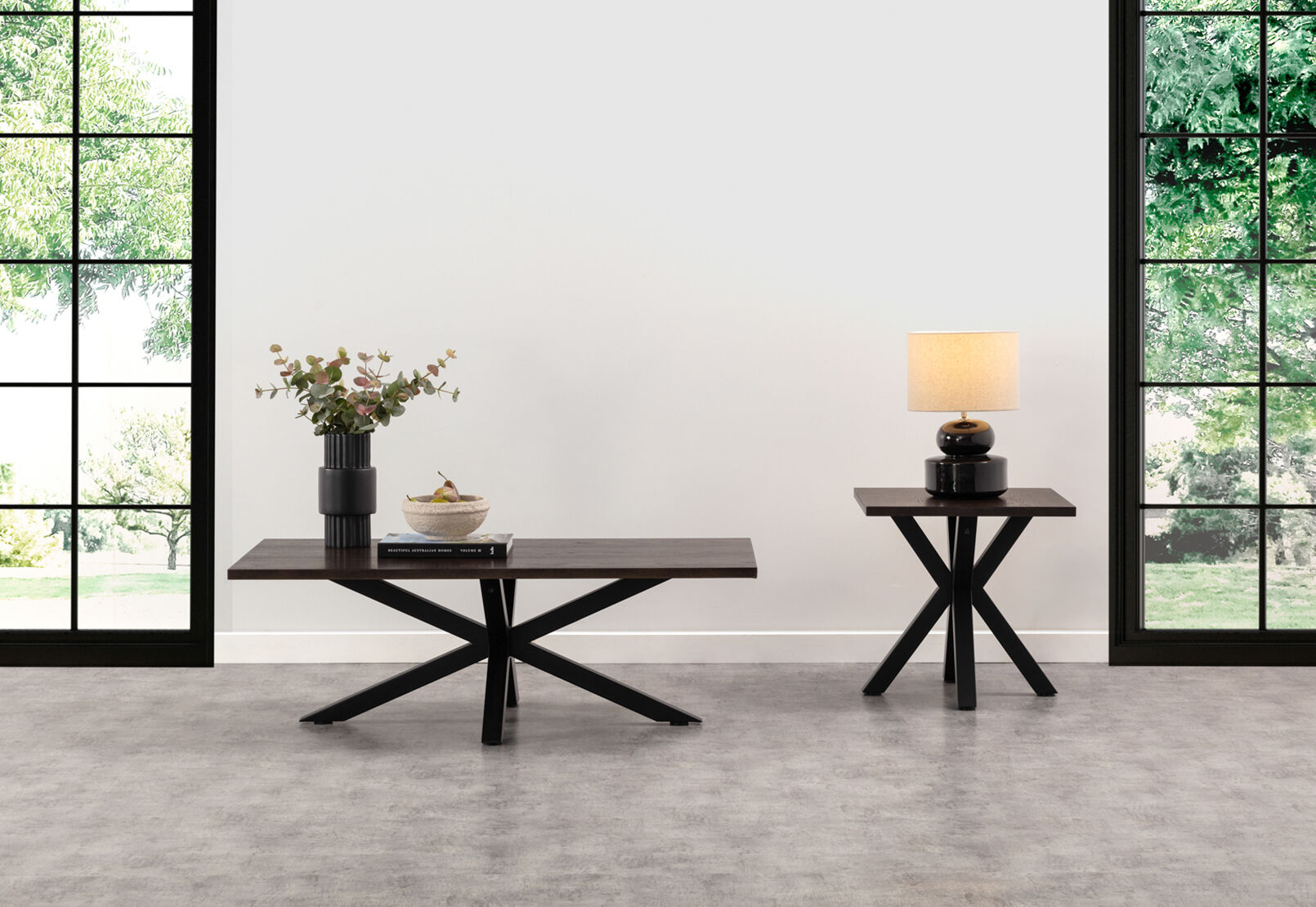 ALDERGROVE COFFEE TABLE DARK WALNUT