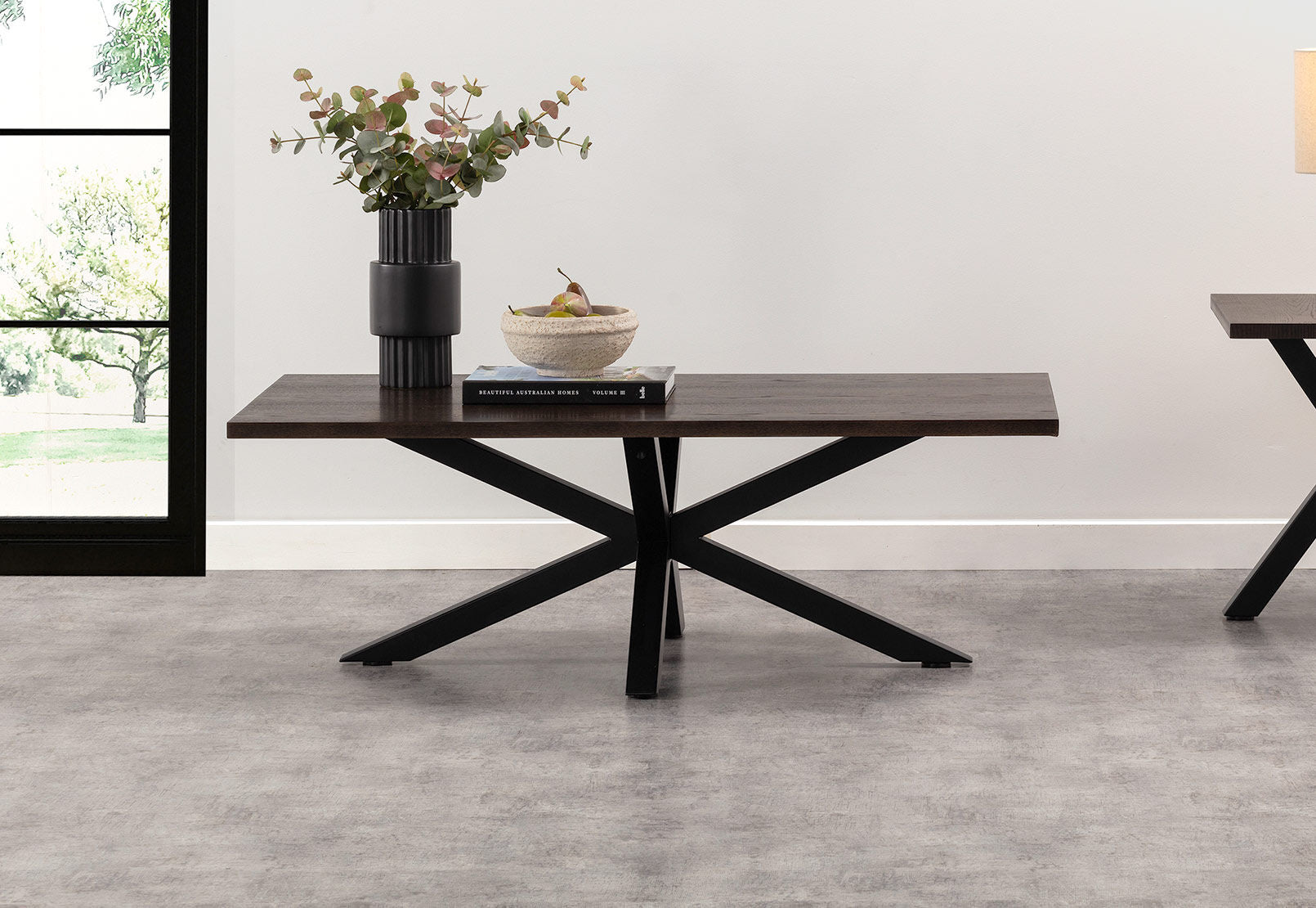 ALDERGROVE COFFEE TABLE DARK WALNUT