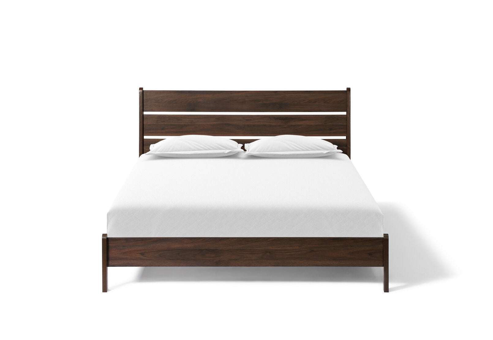 SAXTON QUEEN BED DARK BROWN