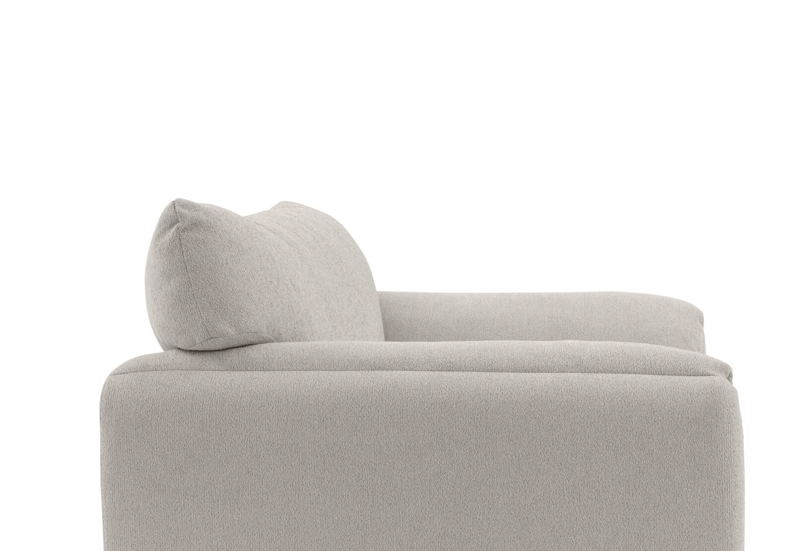 VARLEY FABRIC ACCENT CHAIR LIGHT GREY