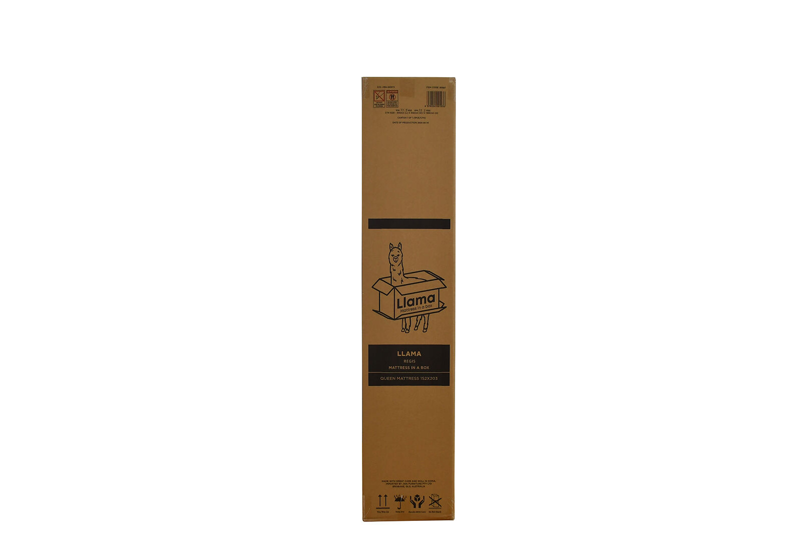 LLAMA REGIS QUEEN MATTRESS WHITE