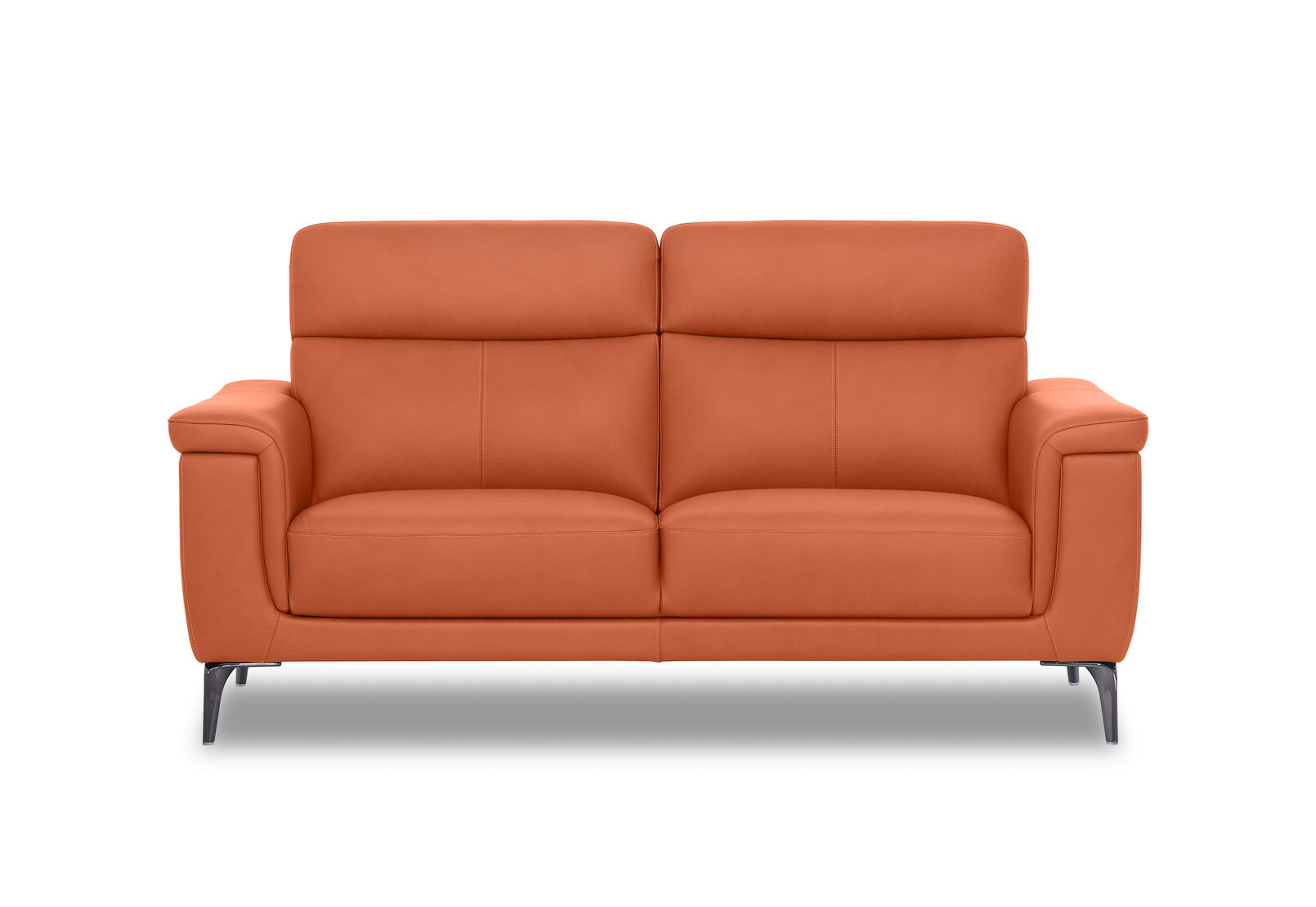 CAPEL LEATHER 2 SEATER SOFA MID TAN