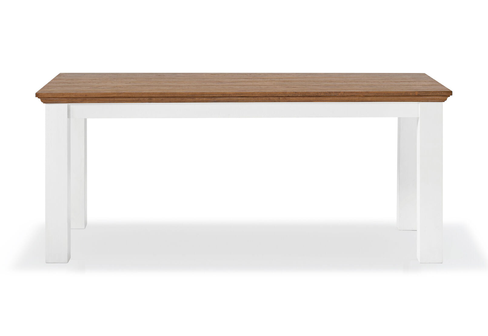 CHARLSBOURG 1800 DINING TABLE WHITE/DARK PINE