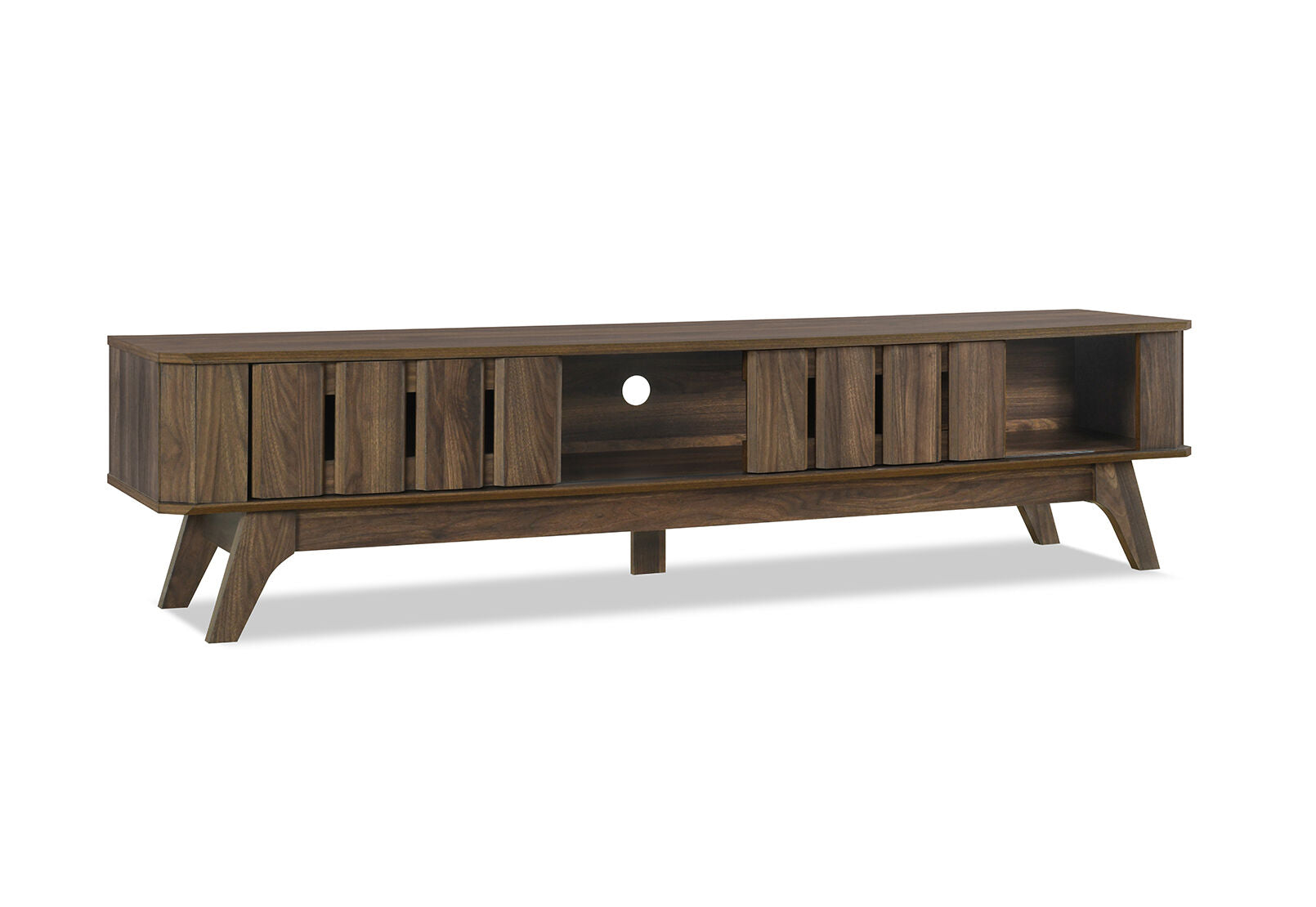 SARATOGA ENTERTAINMENT UNIT WALNUT