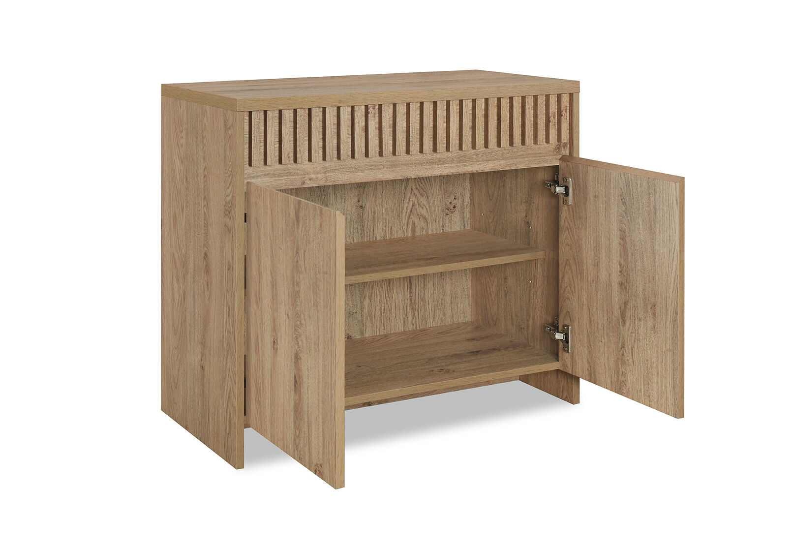 STEPHENSON 2 DOOR SMALL BUFFET OAK