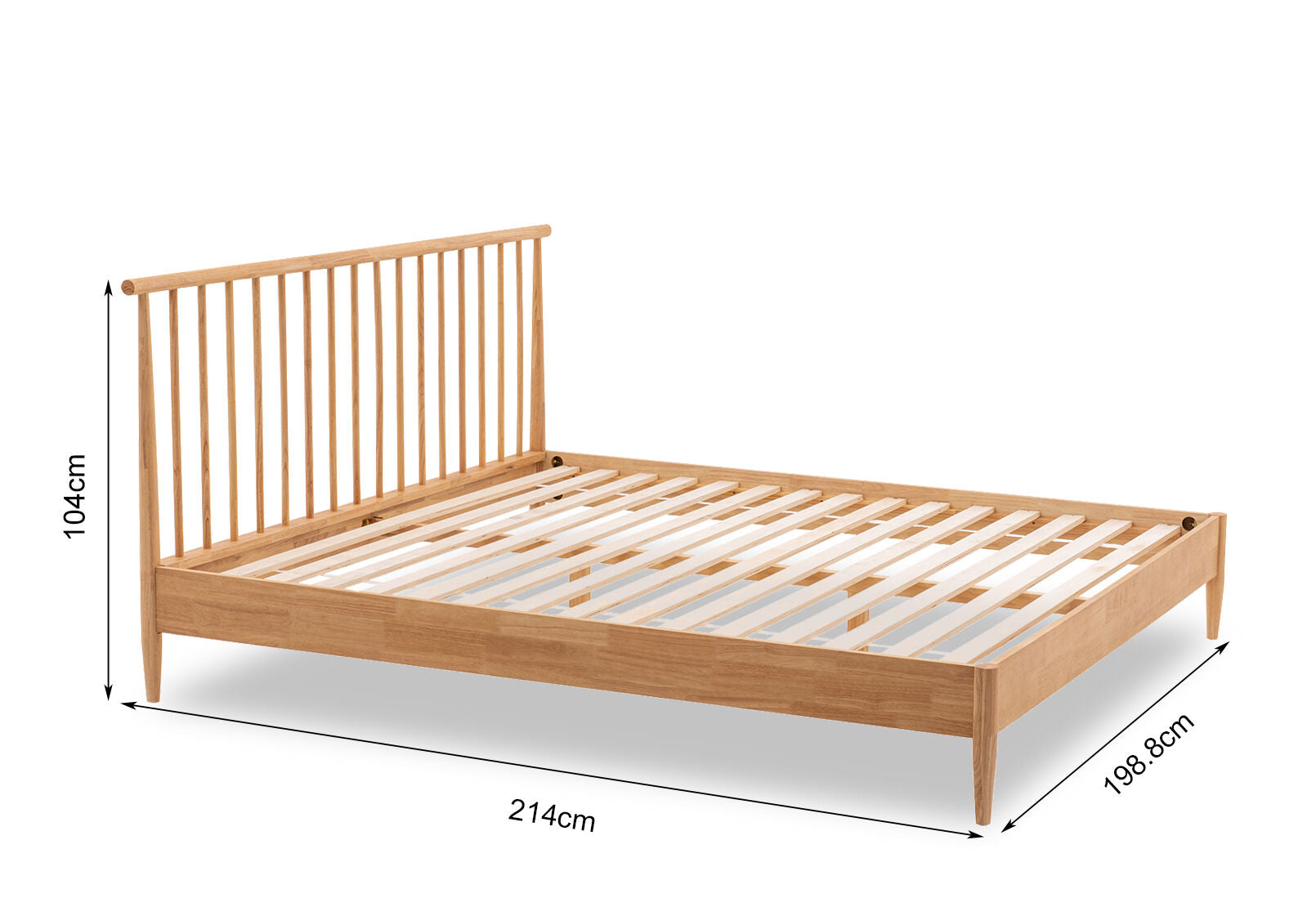 SUSANNA KING BED NATURAL