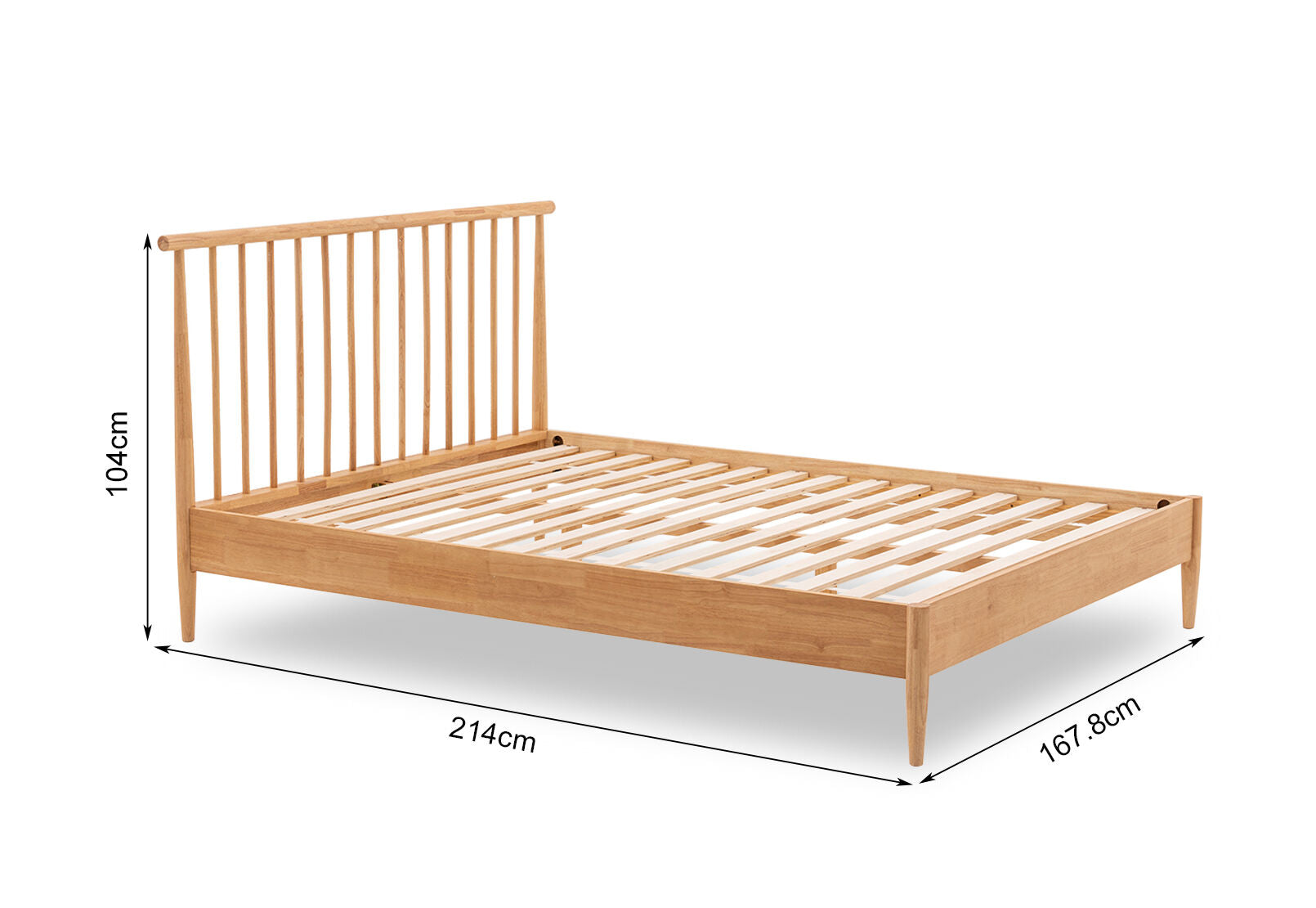 SUSANNA QUEEN BED NATURAL
