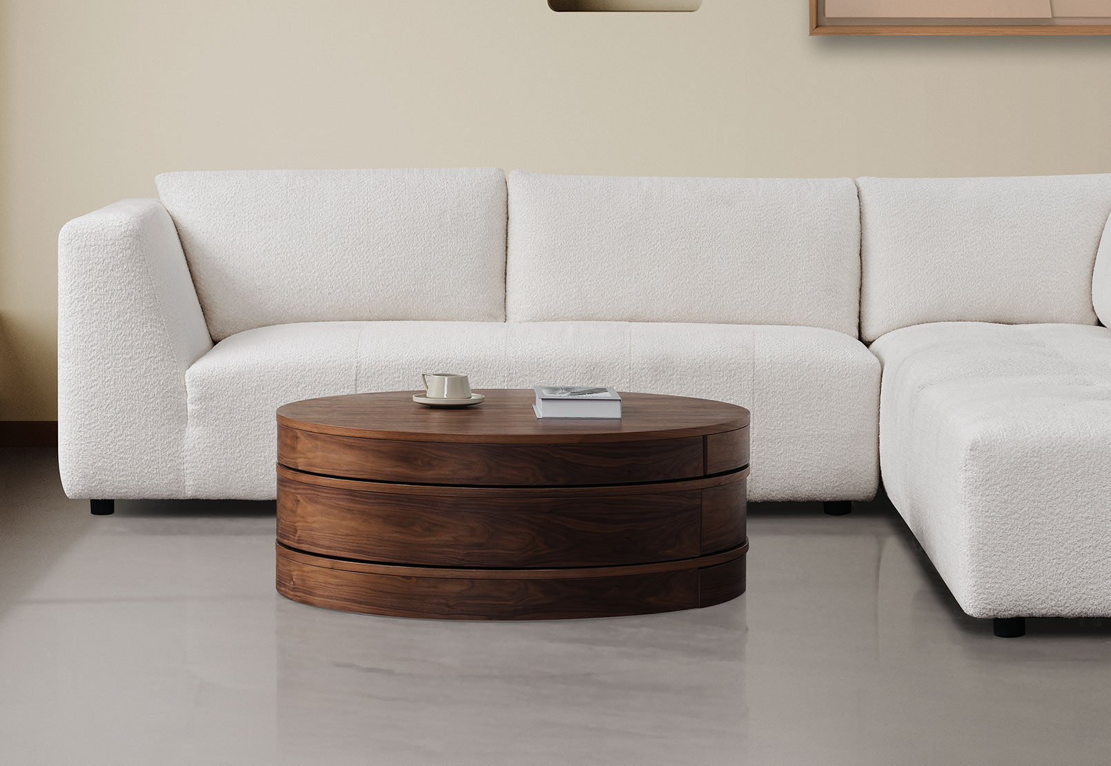 CIRCE COFFEE TABLE WALNUT