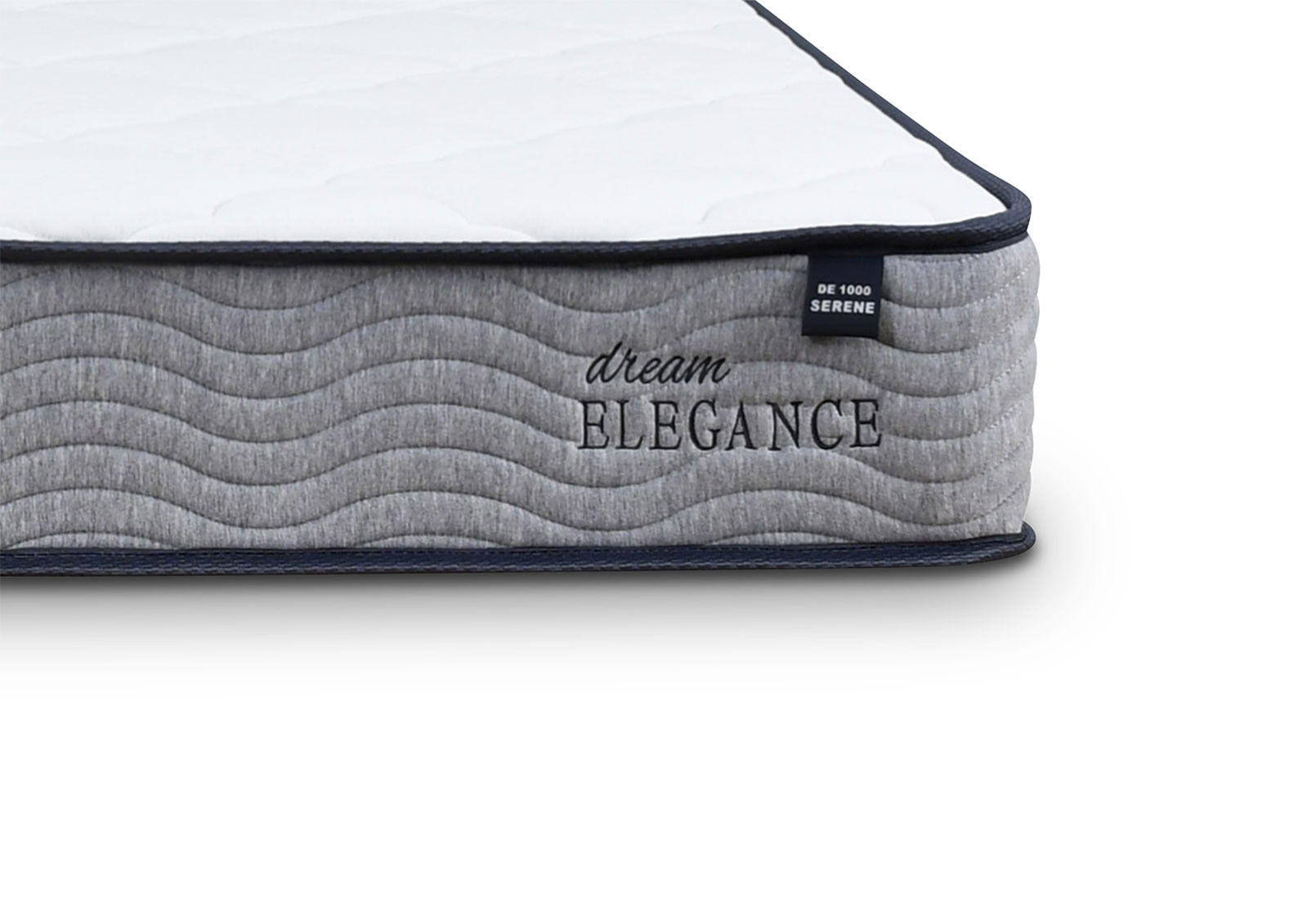 DREAM ELEGANCE 1000 SERENE QUEEN MATTRESS WHITE/GREY