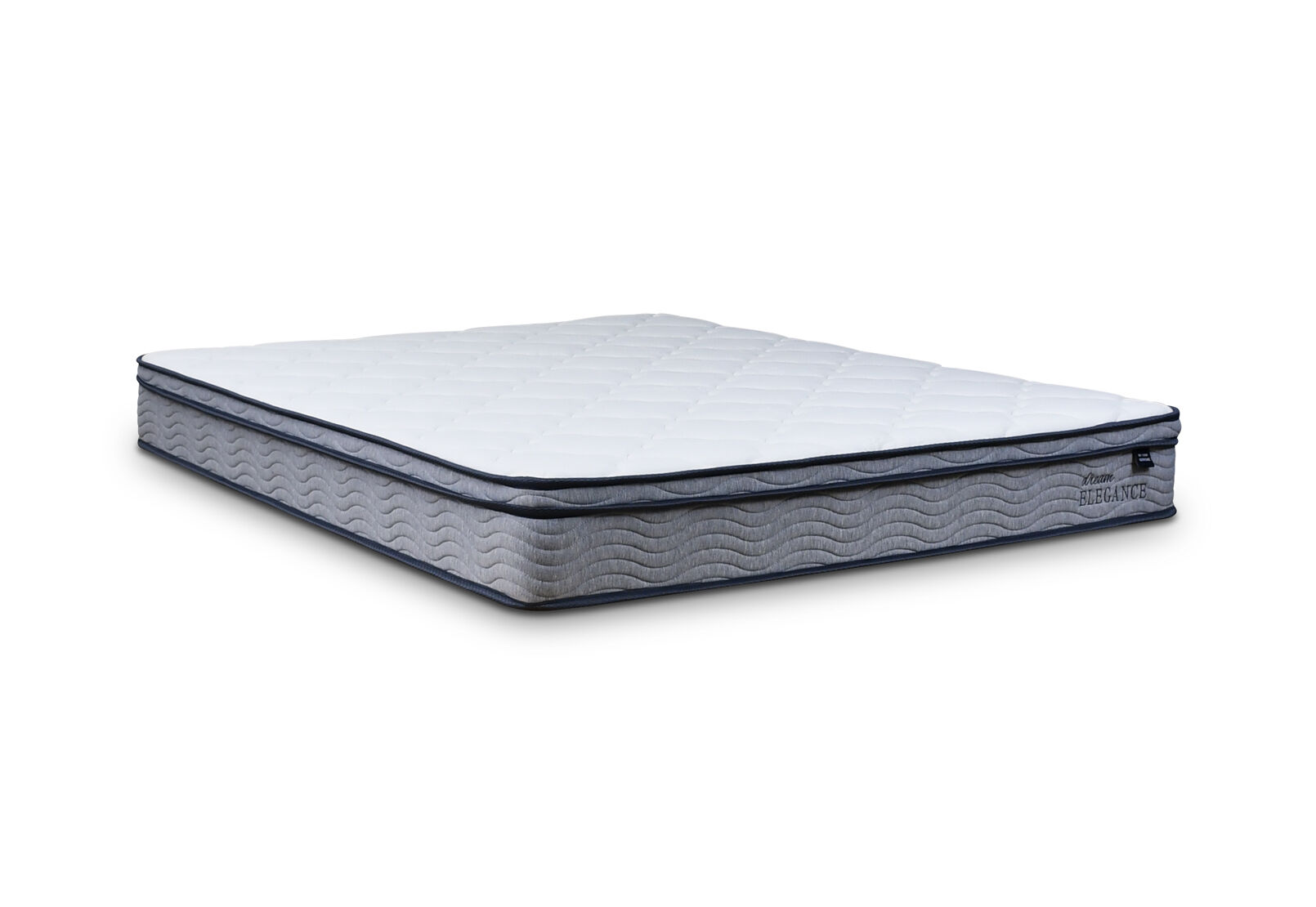 DREAM ELEGANCE 1500 SERENE QUEEN MATTRESS WHITE/GREY