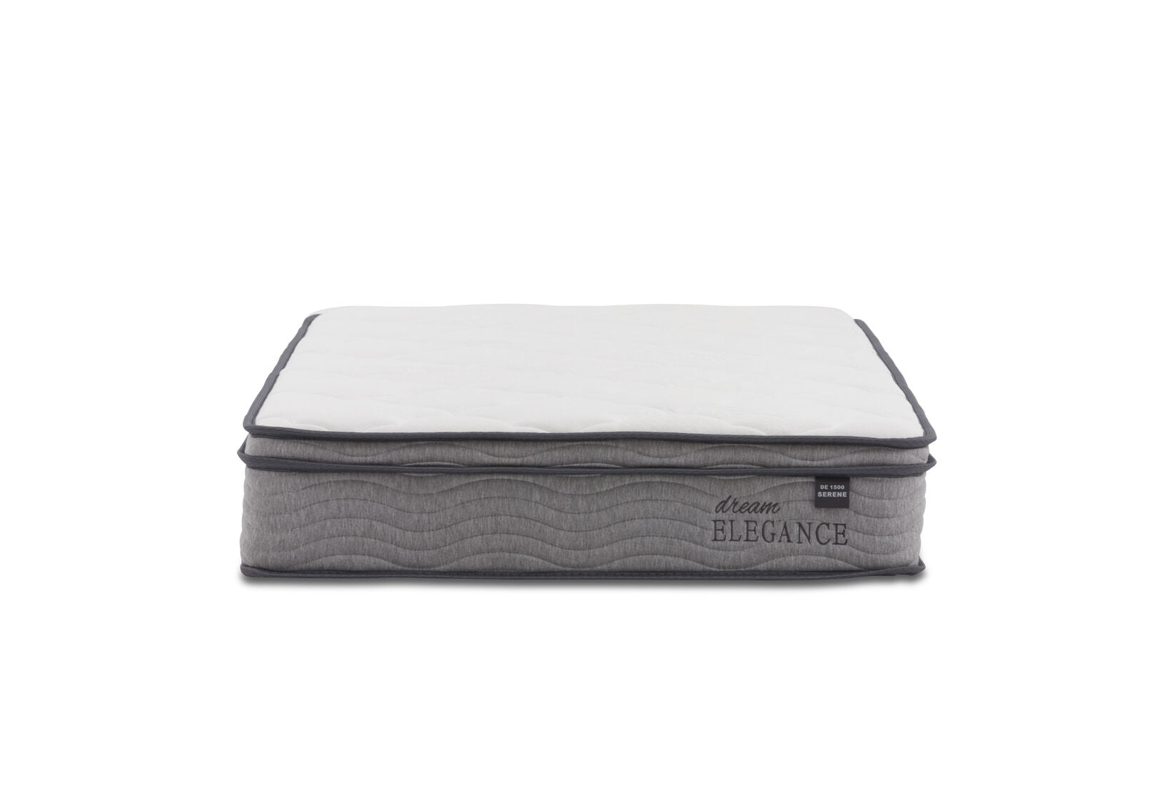 DREAM ELEGANCE 1500 SERENE SINGLE MATTRESS WHITE/GREY