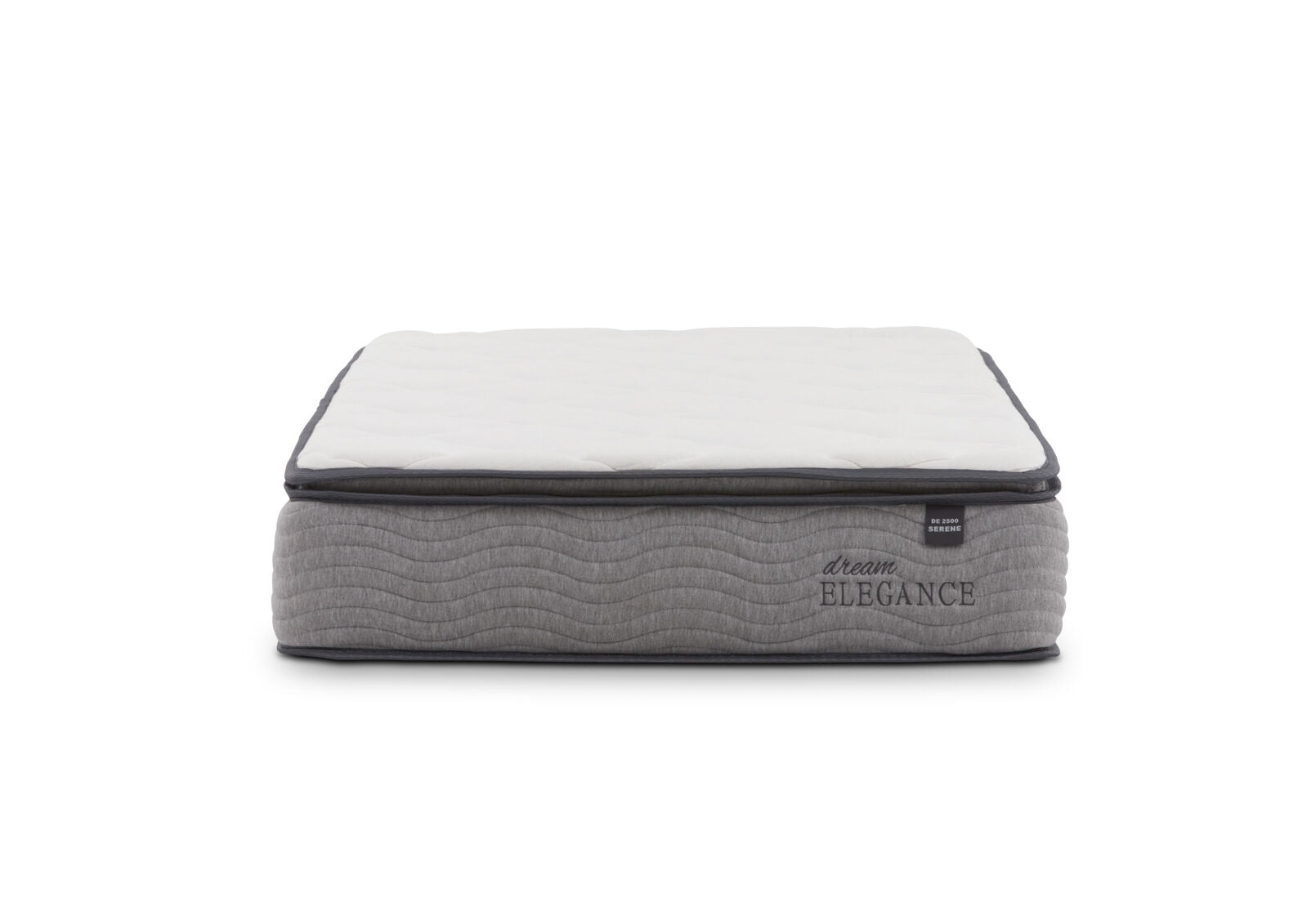DREAM ELEGANCE 2500 SERENE SINGLE MATTRESS WHITE/GREY